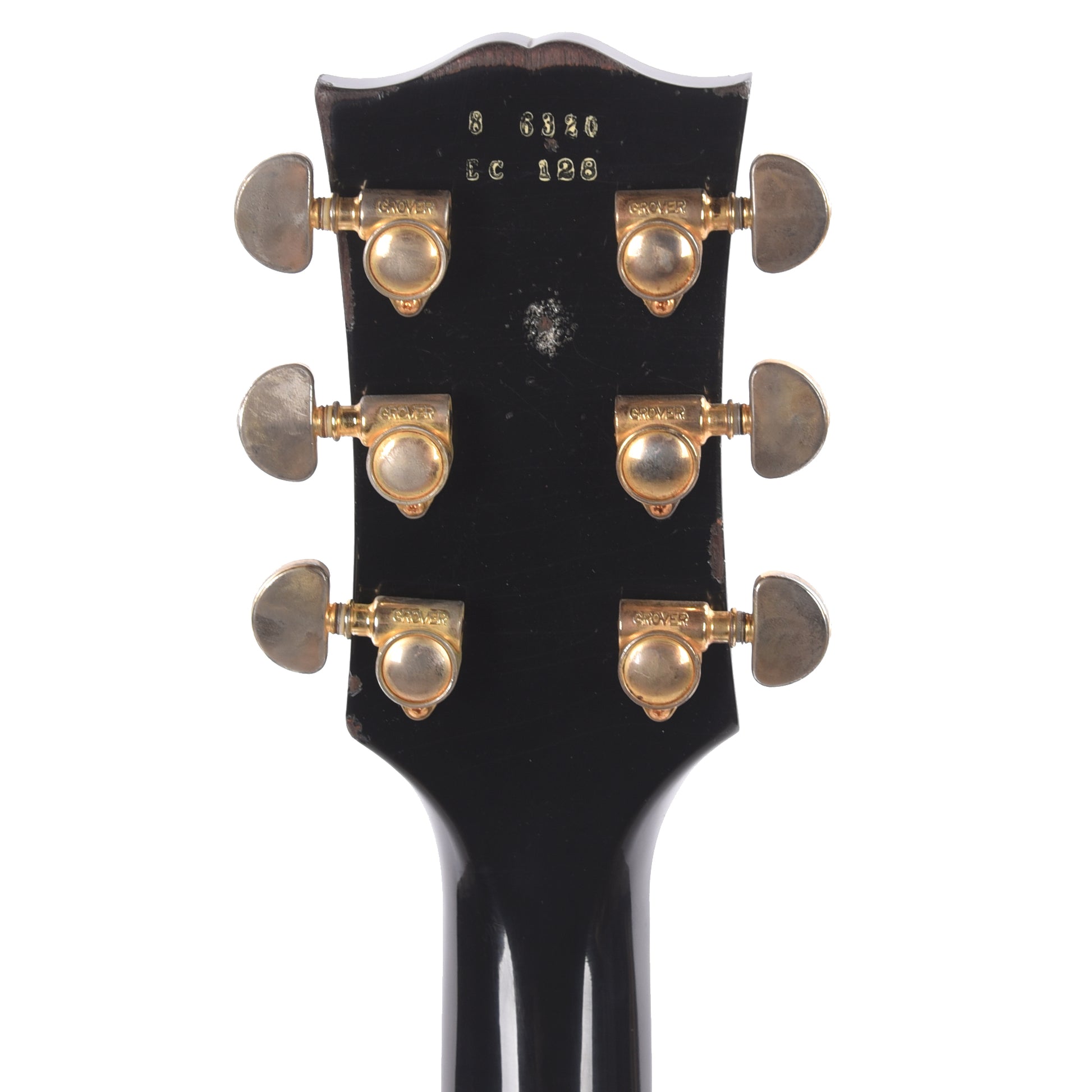 Gibson Custom Shop Artist Eric Clapton 1958 Les Paul Custom Ebony Murphy Lab Aged Electric Guitars / Solid Body