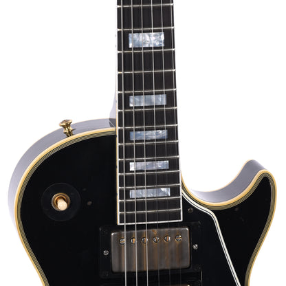 Gibson Custom Shop Artist Eric Clapton 1958 Les Paul Custom Ebony Murphy Lab Aged Electric Guitars / Solid Body