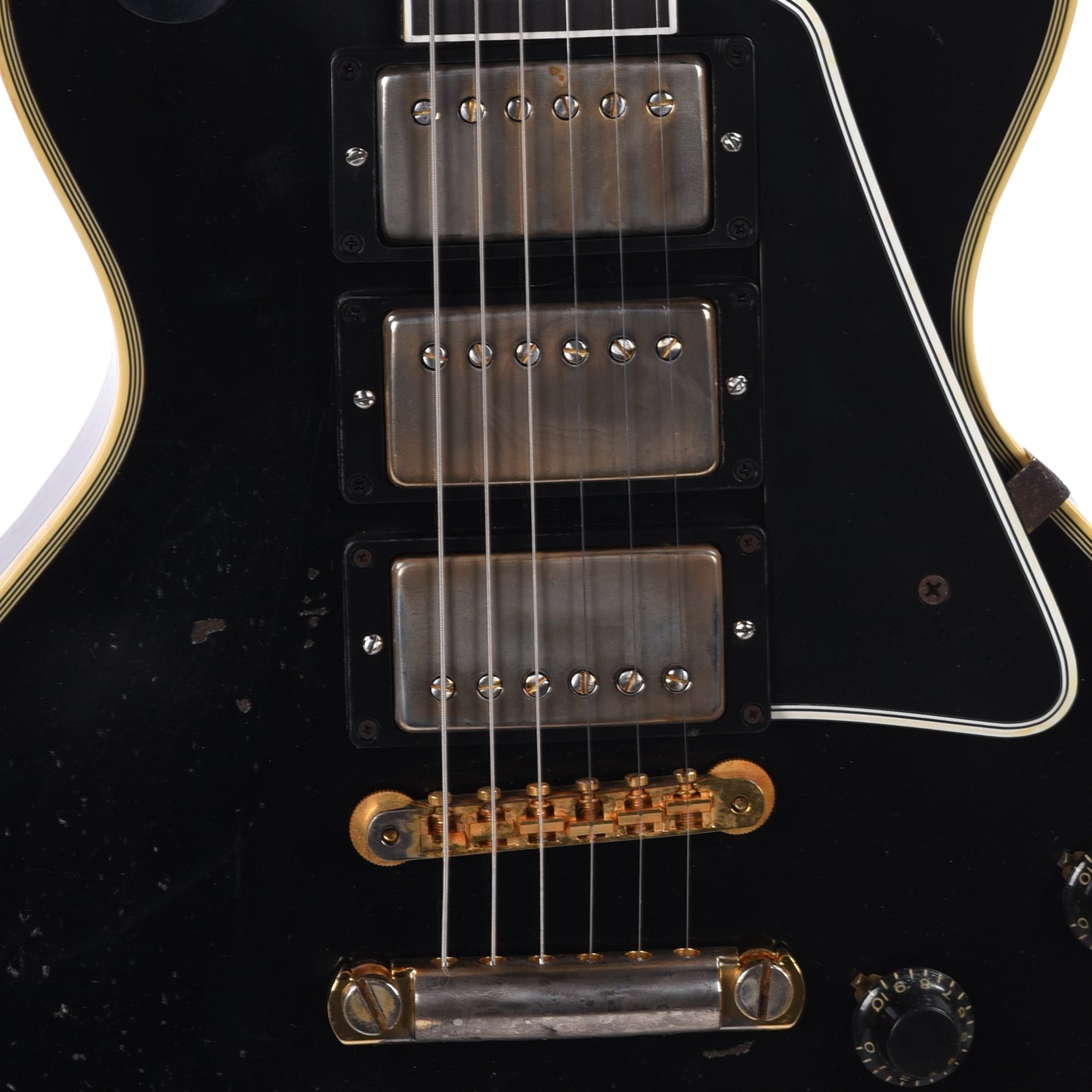 Gibson Custom Shop Artist Eric Clapton 1958 Les Paul Custom Ebony Murphy Lab Aged Electric Guitars / Solid Body