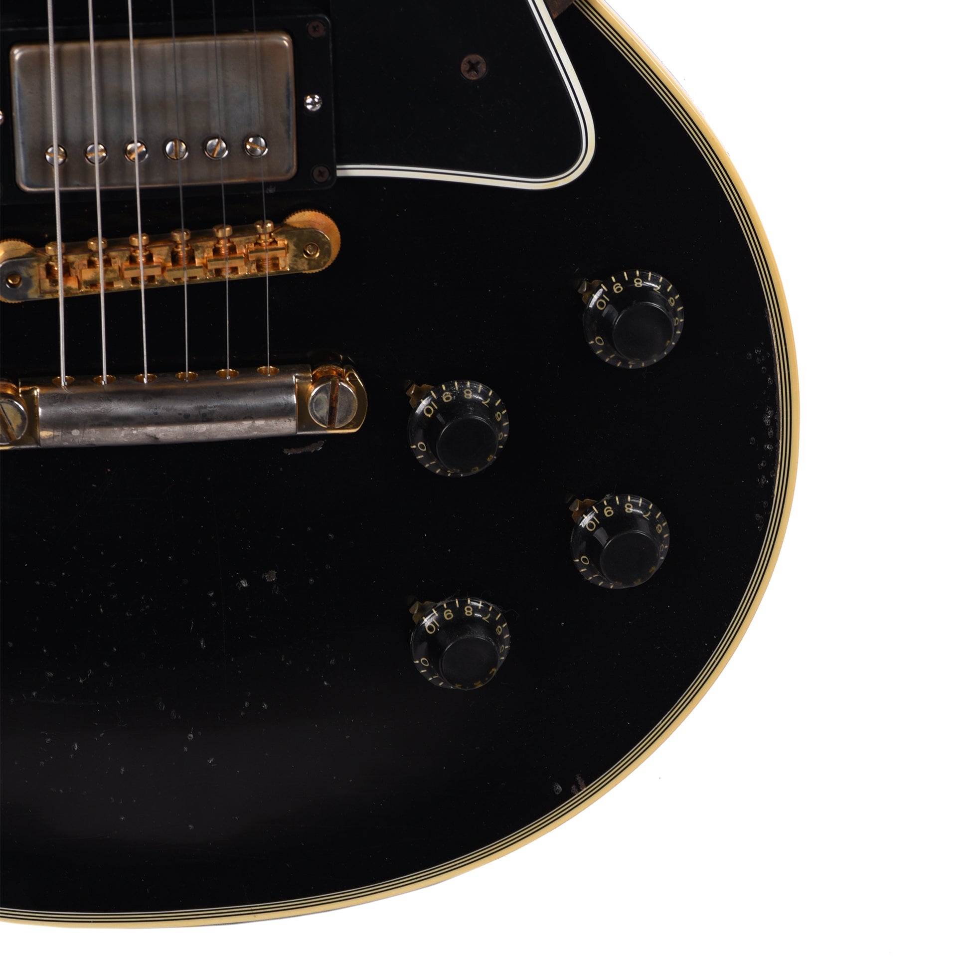 Gibson Custom Shop Artist Eric Clapton 1958 Les Paul Custom Ebony Murphy Lab Aged Electric Guitars / Solid Body