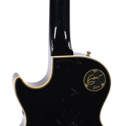 Gibson Custom Shop Artist Eric Clapton 1958 Les Paul Custom Ebony Murphy Lab Aged Electric Guitars / Solid Body