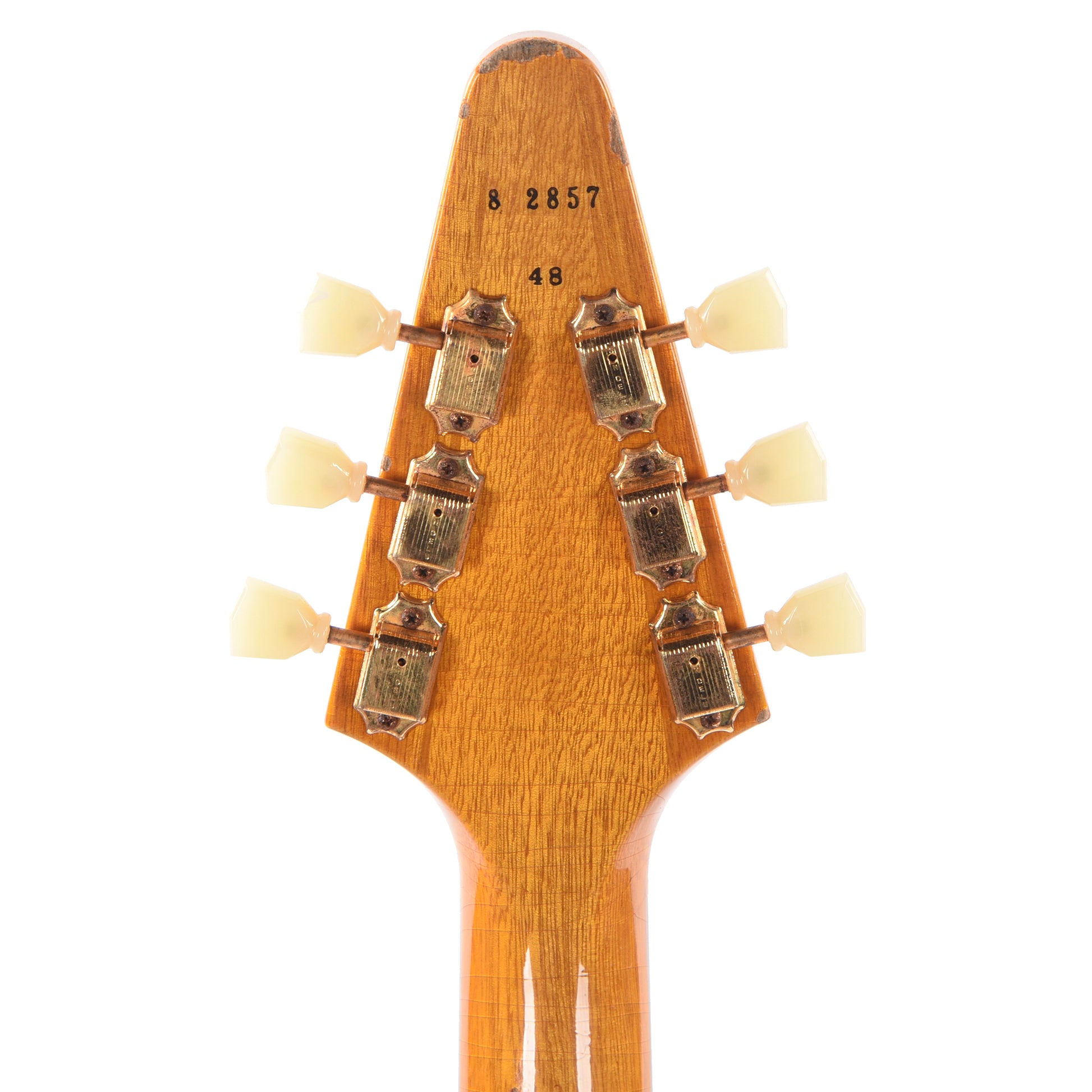 Gibson Custom Shop Artist Joe Bonamassa "Amos" 1958 Flying V Antique Natural Electric Guitars / Solid Body
