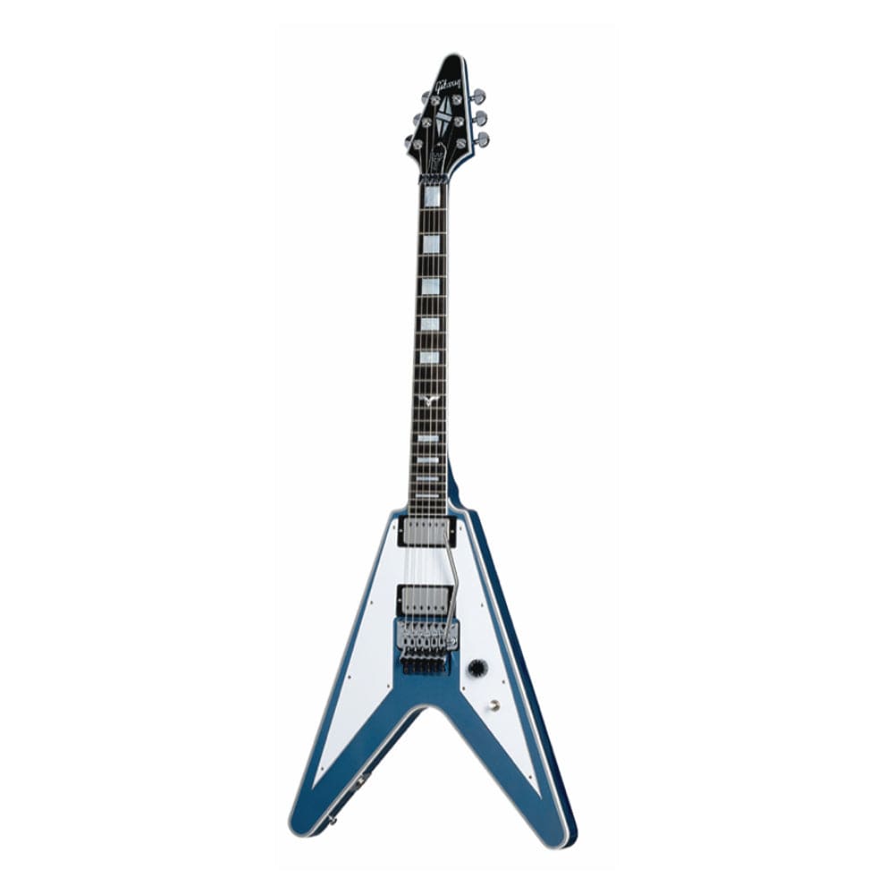 Gibson Custom Shop Artist Richie Faulkner Flying V Pelham Blue Electric Guitars / Solid Body