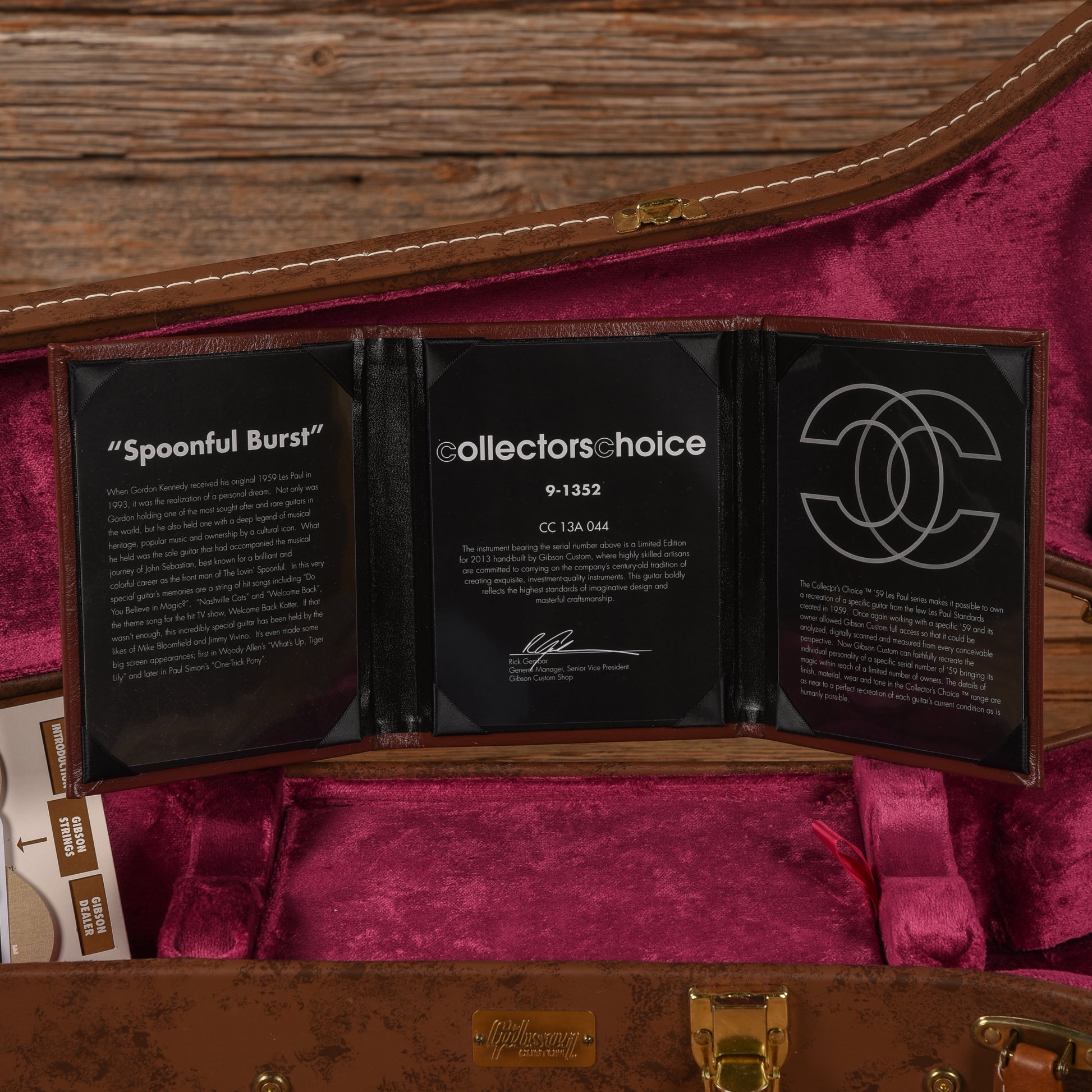 Gibson Custom Shop Collector's Choice #13 "Spoonful Burst" Gordon Kennedy '59 Les Paul Standard Reissue Spoonful Burst Electric Guitars / Solid Body