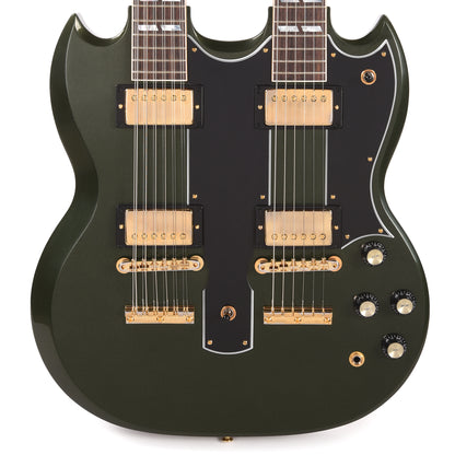 Gibson Custom Shop EDS-1275 "CME Spec" Antique Caddy Green VOS w/Grovers Electric Guitars / Solid Body
