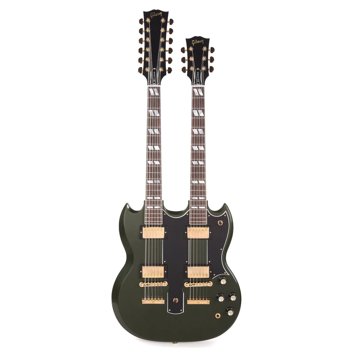 Gibson Custom Shop EDS-1275 "CME Spec" Antique Caddy Green VOS w/Grovers Electric Guitars / Solid Body
