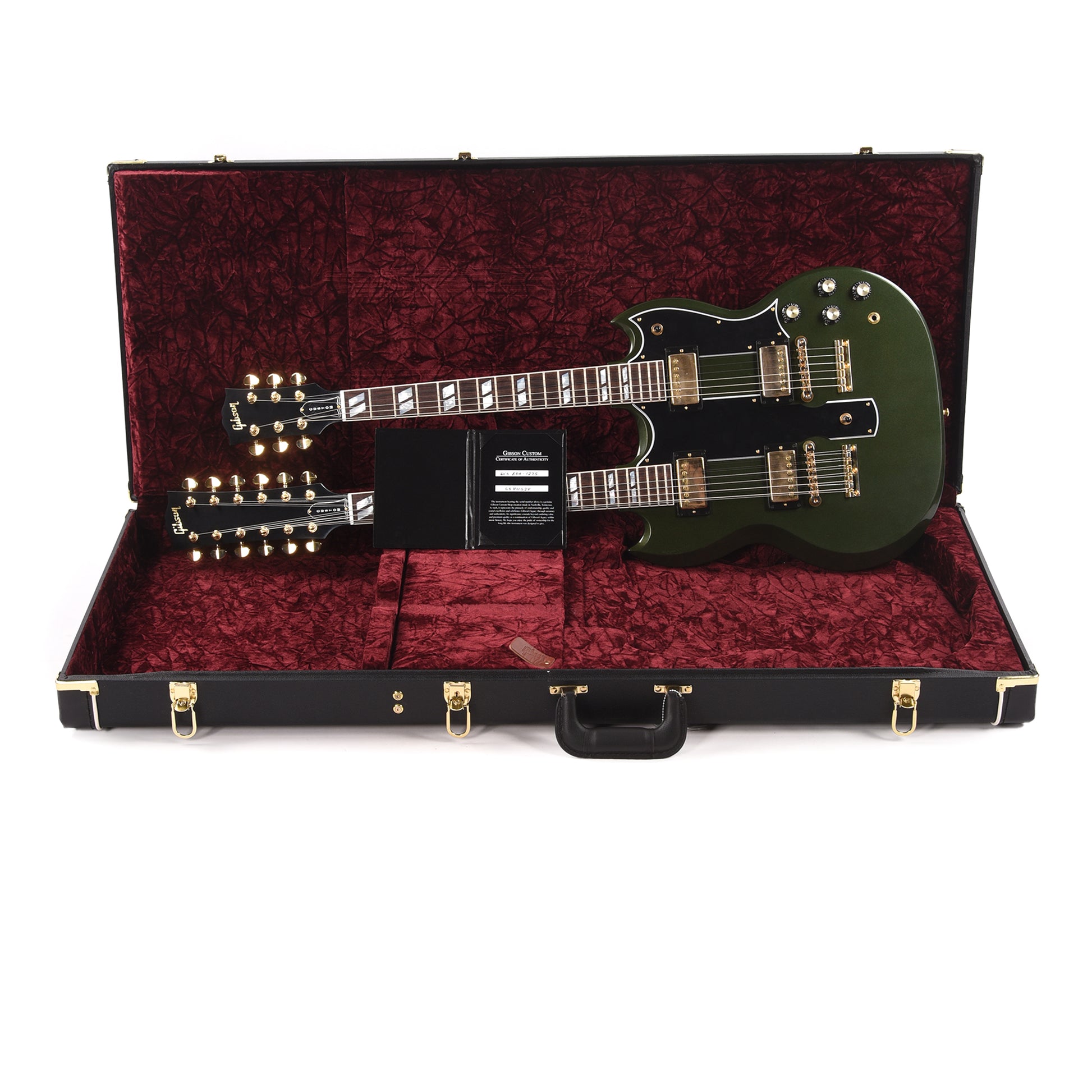 Gibson Custom Shop EDS-1275 "CME Spec" Antique Caddy Green VOS w/Grovers Electric Guitars / Solid Body