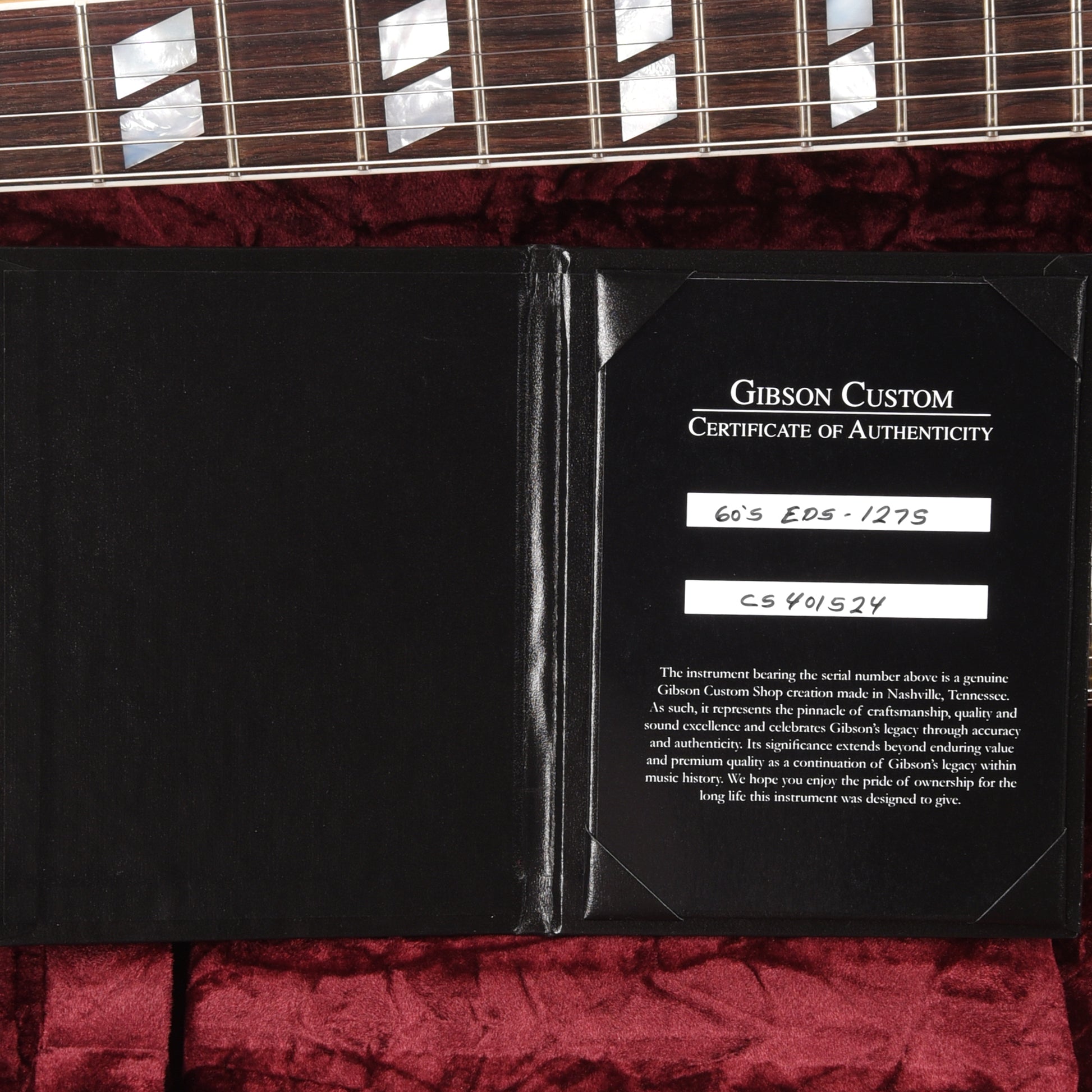 Gibson Custom Shop EDS-1275 "CME Spec" Antique Caddy Green VOS w/Grovers Electric Guitars / Solid Body