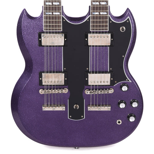 Gibson Custom Shop EDS-1275 "CME Spec" Antique Purple Sparkle VOS w/Grovers Electric Guitars / Solid Body