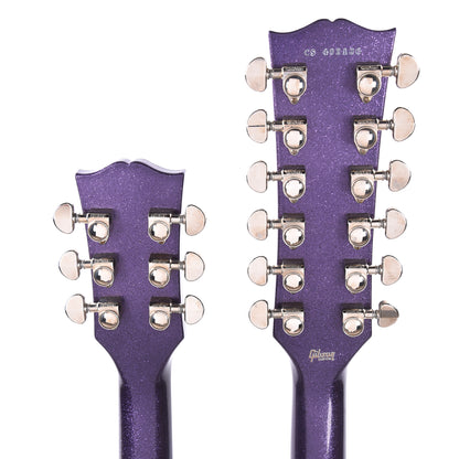 Gibson Custom Shop EDS-1275 "CME Spec" Antique Purple Sparkle VOS w/Grovers Electric Guitars / Solid Body