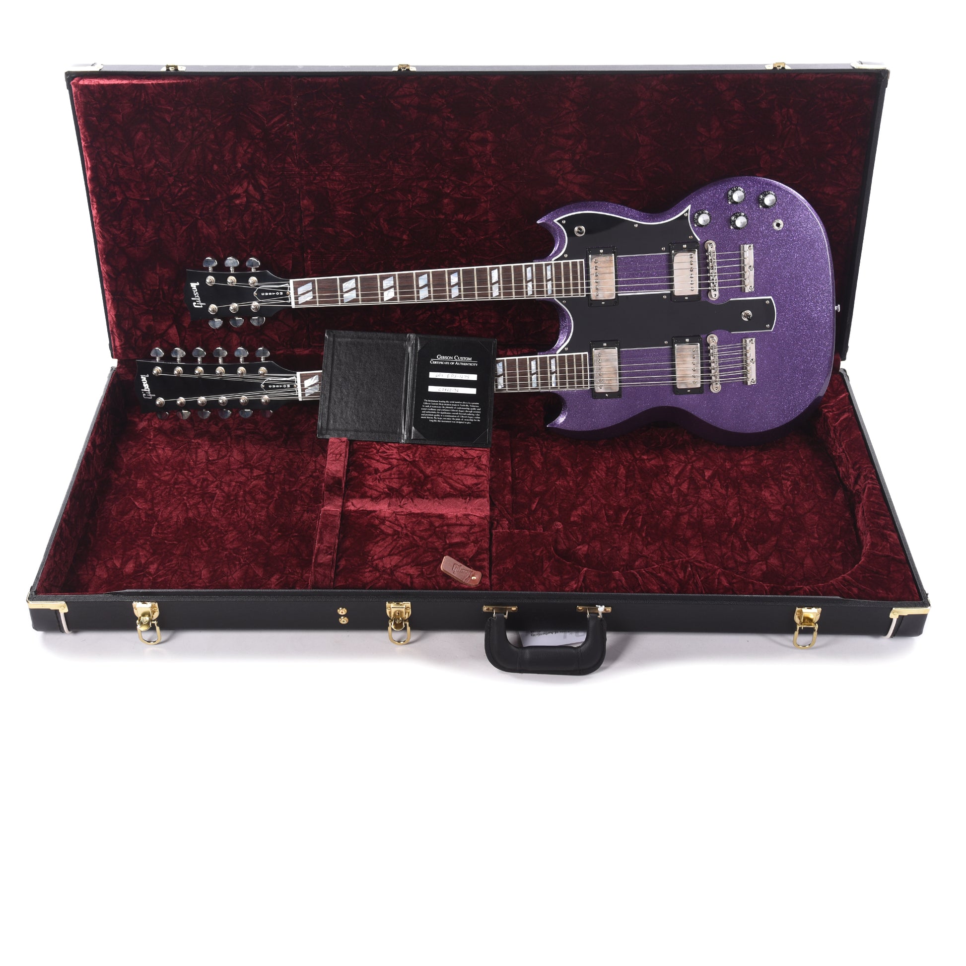 Gibson Custom Shop EDS-1275 "CME Spec" Antique Purple Sparkle VOS w/Grovers Electric Guitars / Solid Body