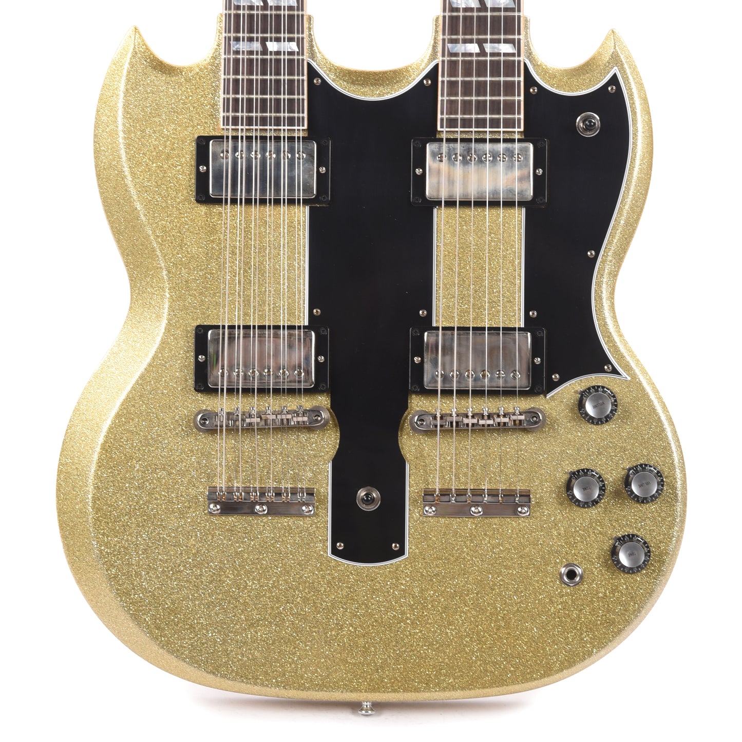 Gibson Custom Shop EDS-1275 "CME Spec" Antique Silver Sparkle VOS w/Grovers Electric Guitars / Solid Body