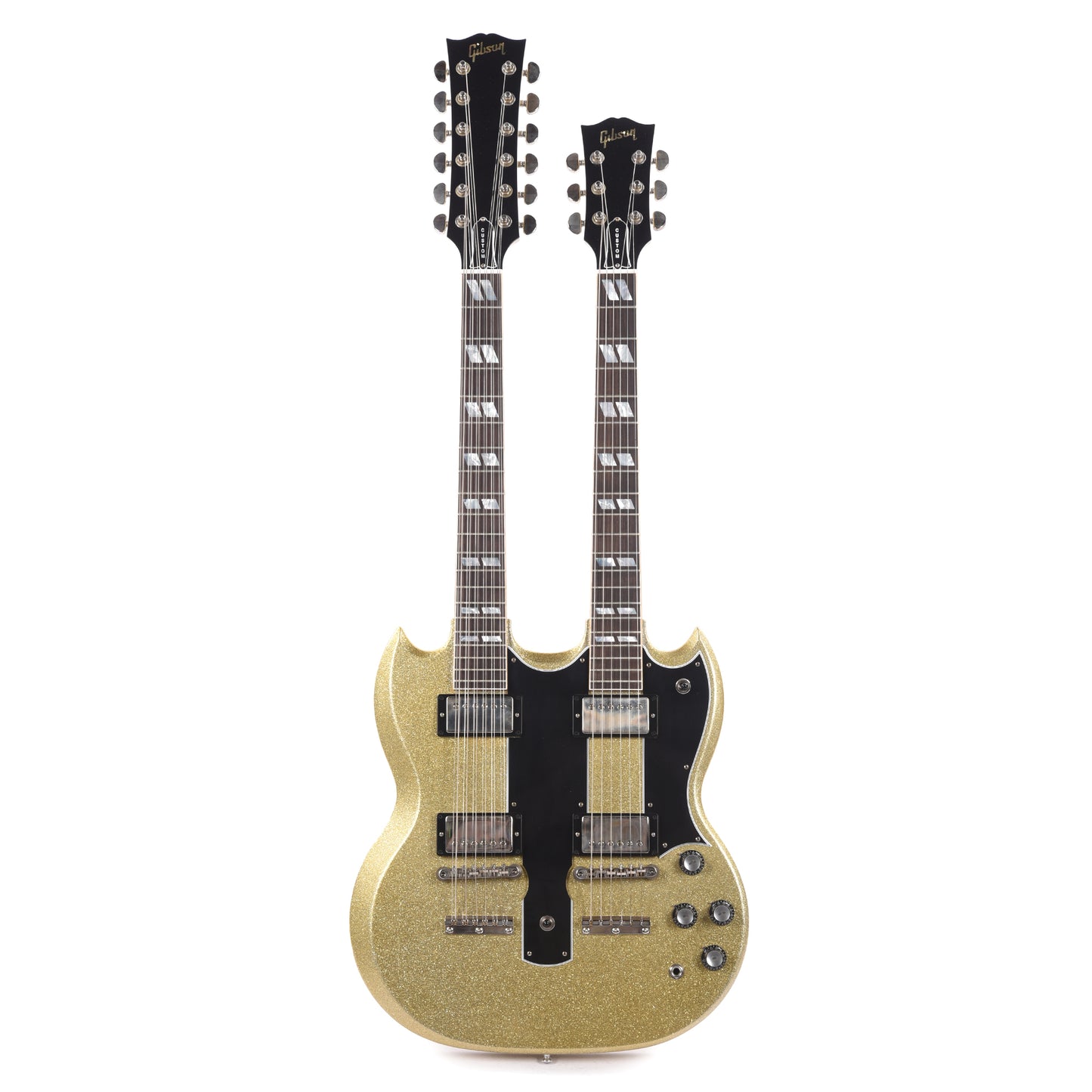 Gibson Custom Shop EDS-1275 "CME Spec" Antique Silver Sparkle VOS w/Grovers Electric Guitars / Solid Body