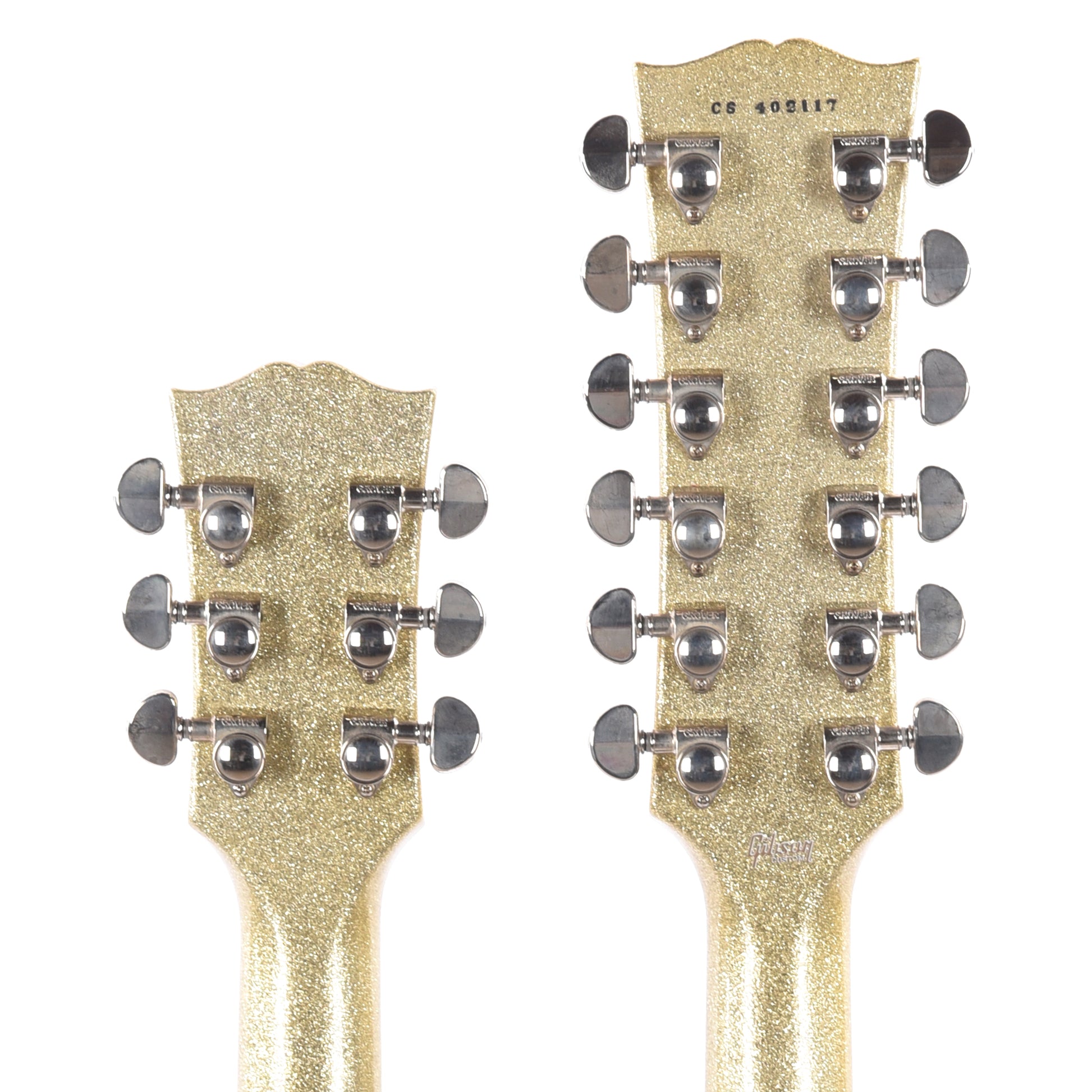 Gibson Custom Shop EDS-1275 "CME Spec" Antique Silver Sparkle VOS w/Grovers Electric Guitars / Solid Body