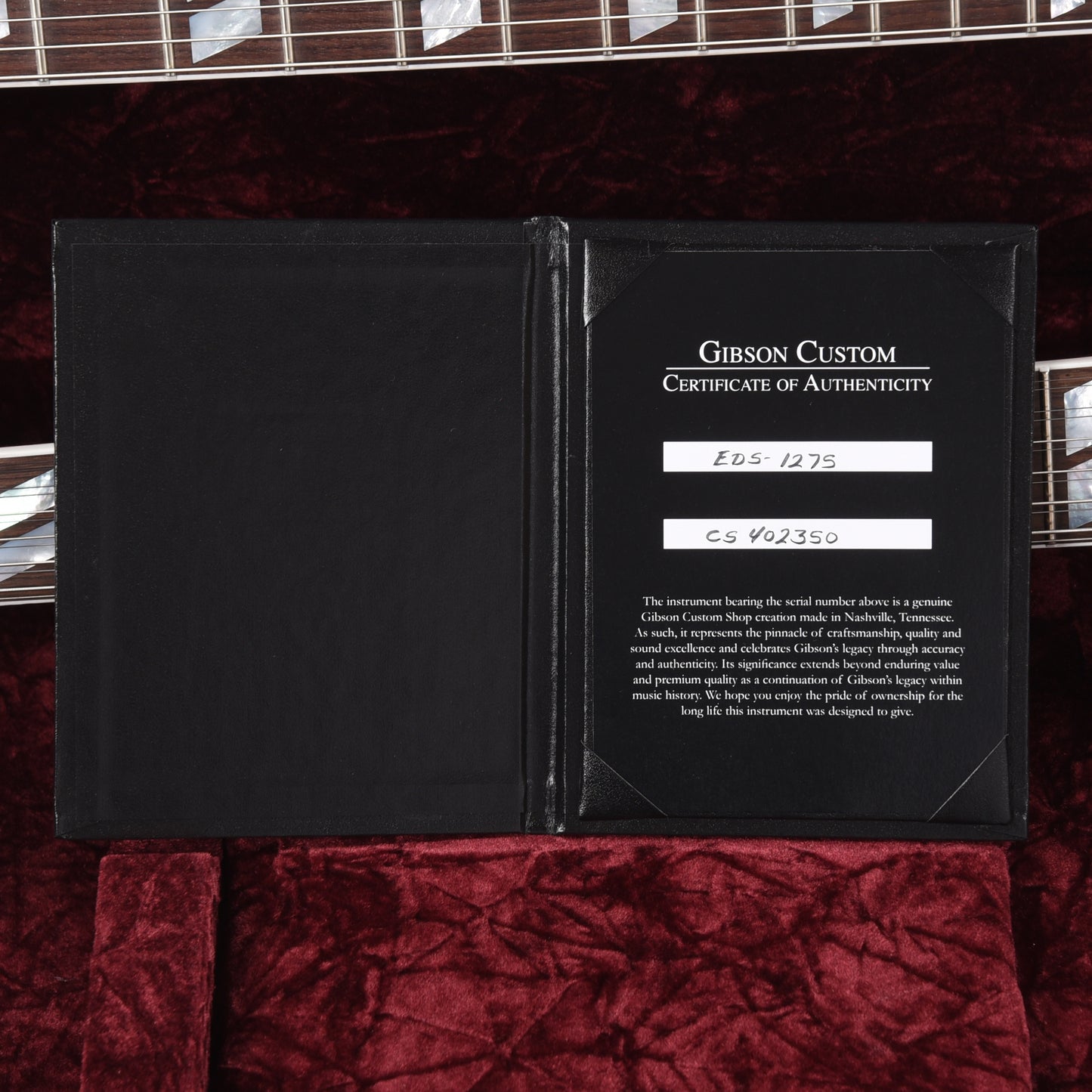 Gibson Custom Shop EDS-1275 Double Neck Cherry Red Electric Guitars / Solid Body