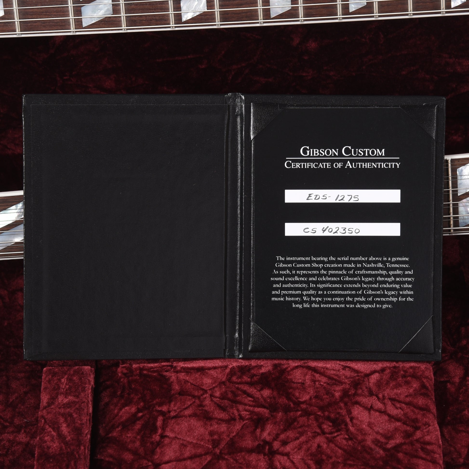 Gibson Custom Shop EDS-1275 Double Neck Cherry Red Electric Guitars / Solid Body