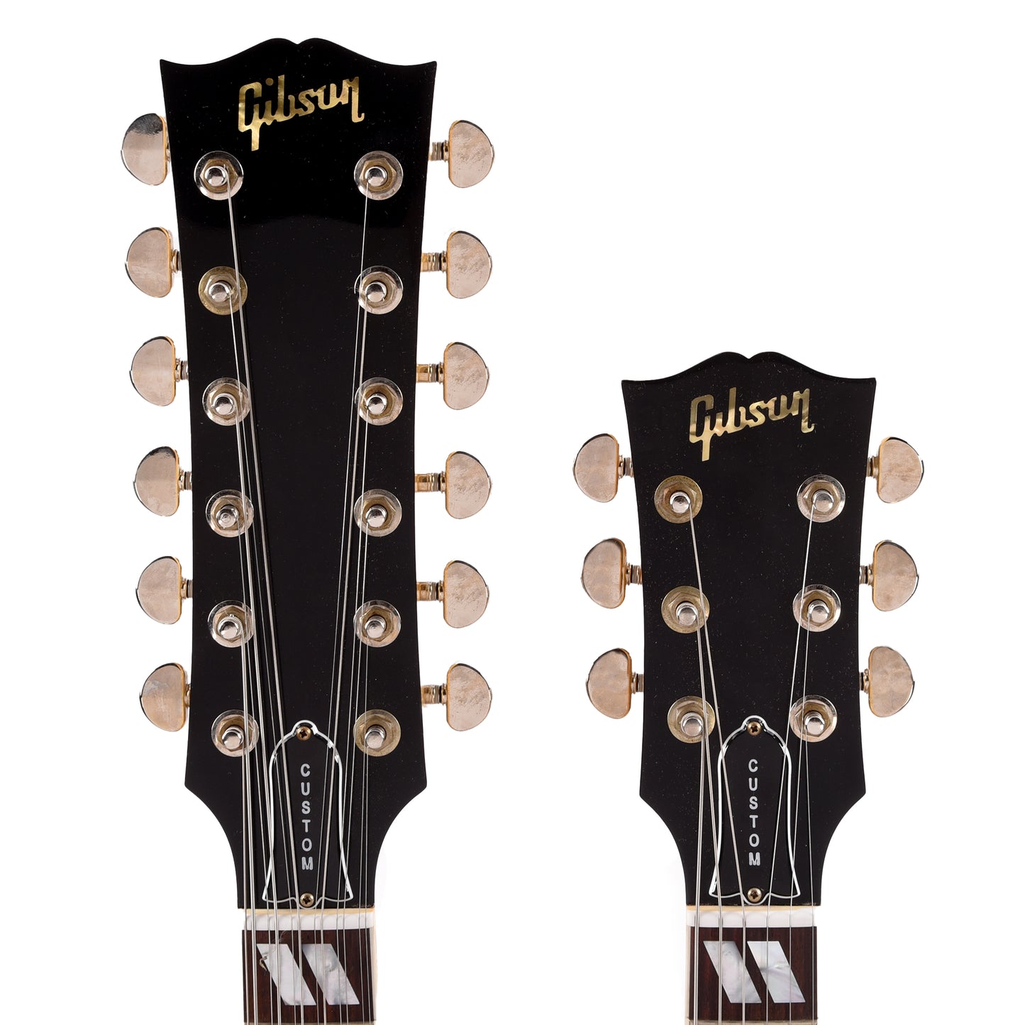 Gibson Custom Shop EDS-1275 Doubleneck "CME Spec" VOS Heavy Antique Polaris White w/Bigsby & Grovers Electric Guitars / Solid Body