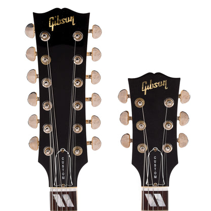 Gibson Custom Shop EDS-1275 Doubleneck "CME Spec" VOS Heavy Antique Polaris White w/Bigsby & Grovers Electric Guitars / Solid Body