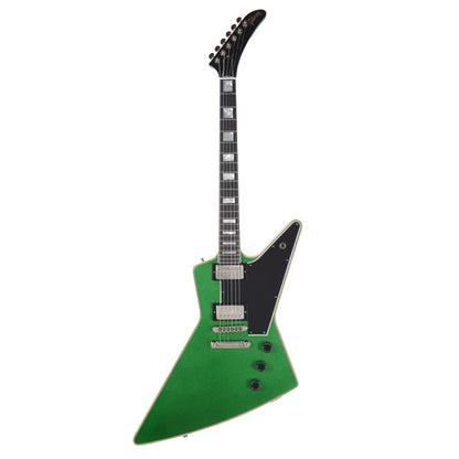 Gibson Custom Shop Explorer Custom "CME Spec" Antique Green Sparkle VOS w/Black Stinger Electric Guitars / Solid Body