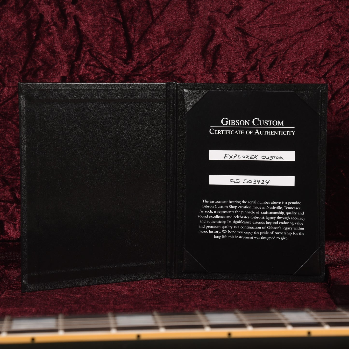 Gibson Custom Shop Explorer Custom "CME Spec" Antique Pelham Blue VOS Electric Guitars / Solid Body