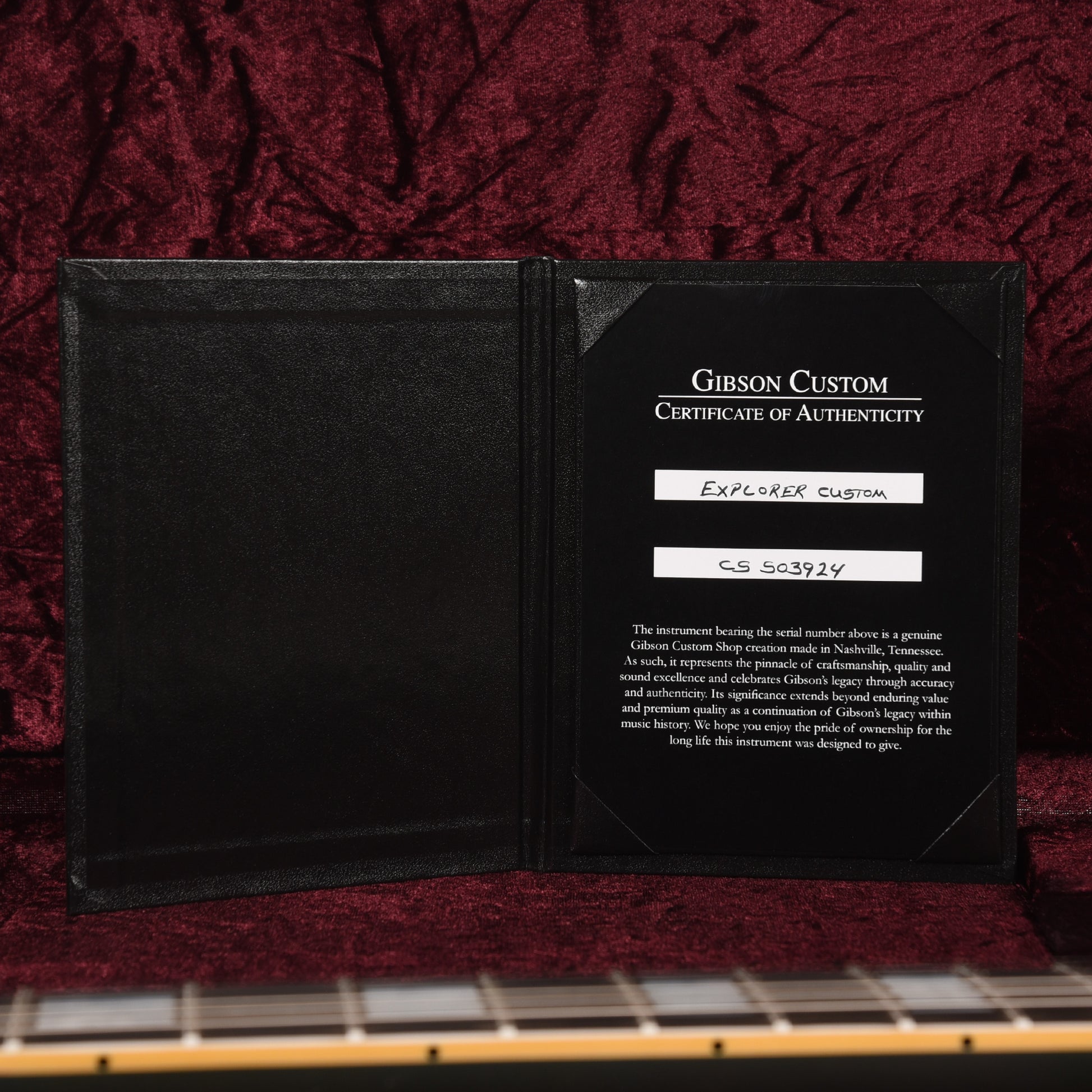 Gibson Custom Shop Explorer Custom "CME Spec" Antique Pelham Blue VOS Electric Guitars / Solid Body