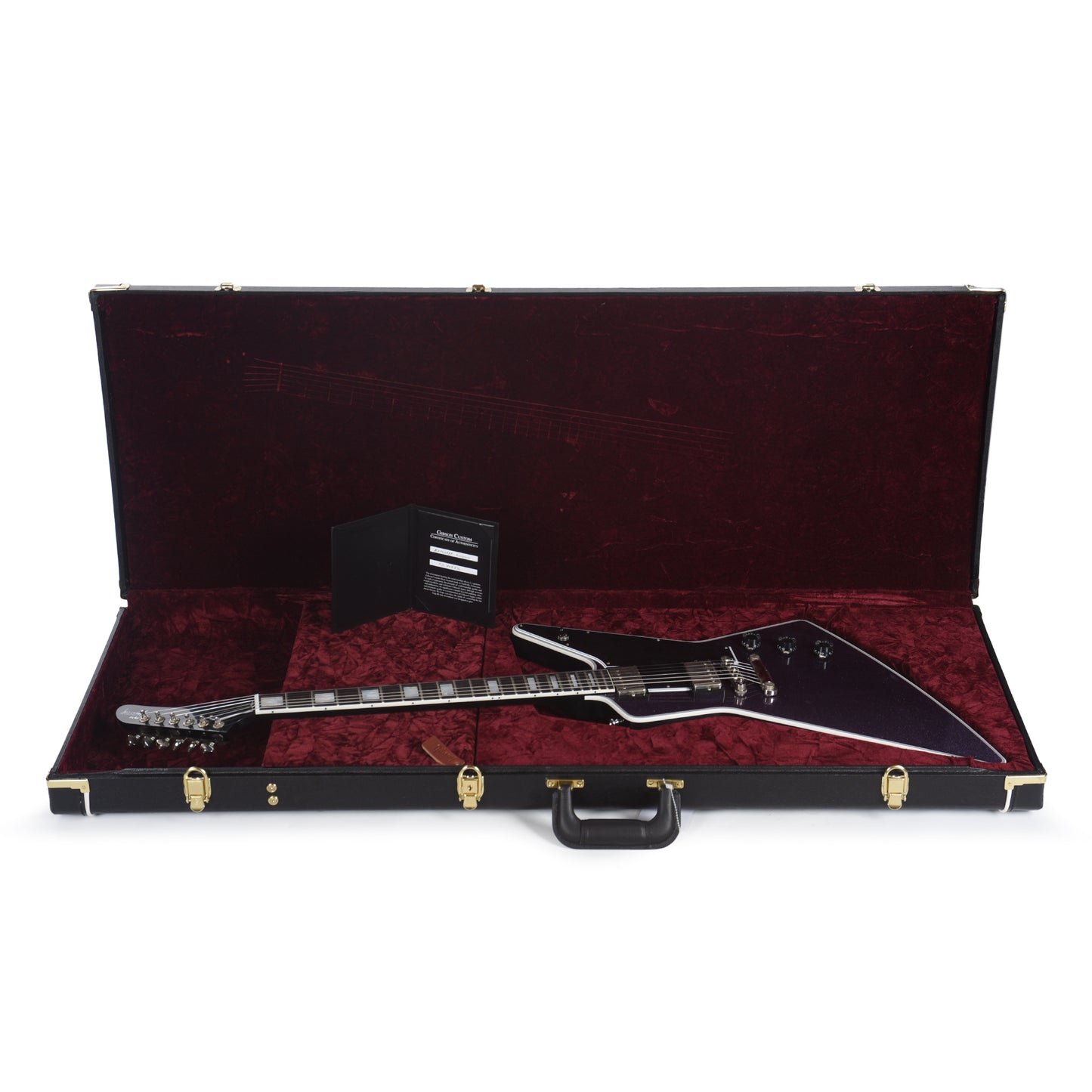 Gibson Custom Shop Explorer Custom "CME Spec" Antique Purple Sparkle Ebony Back VOS Electric Guitars / Solid Body