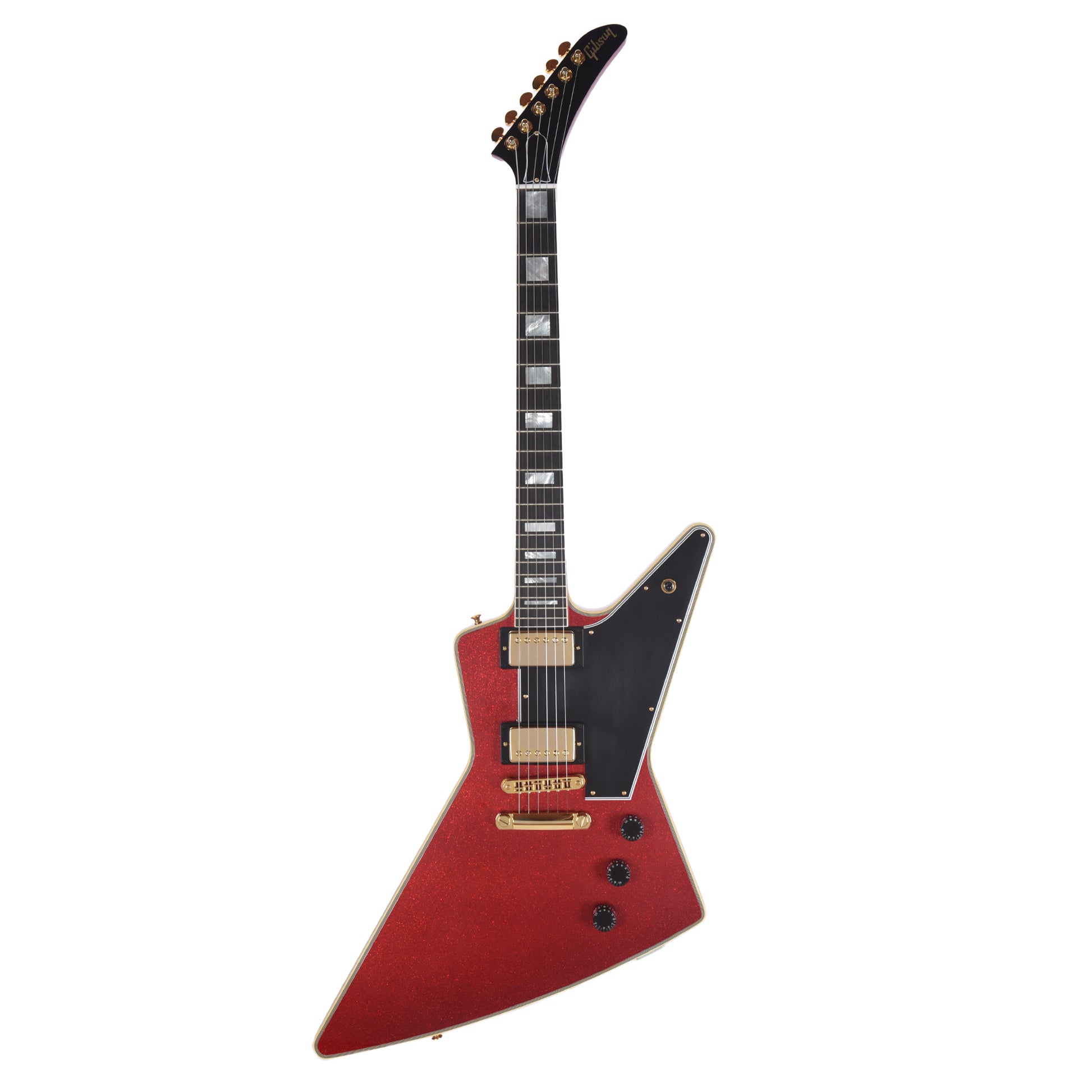 Gibson Custom Shop Explorer Custom "CME Spec" Antique Red Sparkle VOS w/Black Stinger Electric Guitars / Solid Body