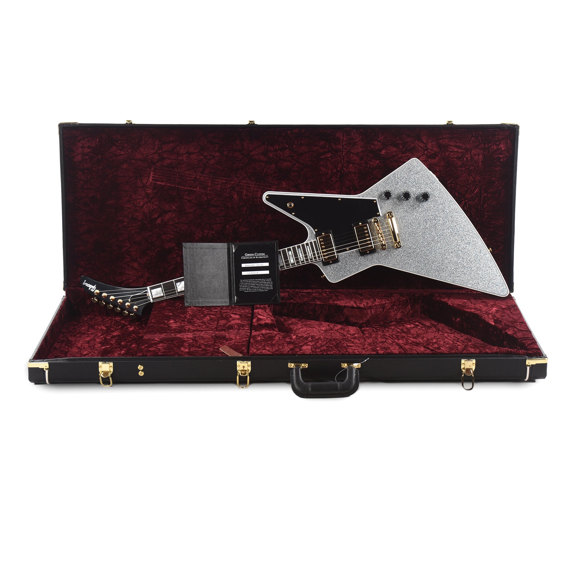 Gibson Custom Shop Explorer Custom "CME Spec" Blue Frost Sparkle/Black Back VOS Electric Guitars / Solid Body