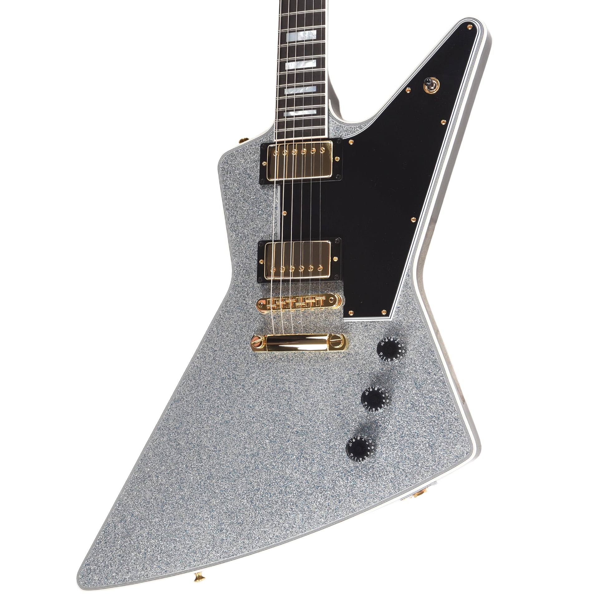 Gibson Custom Shop Explorer Custom "CME Spec" Blue Frost Sparkle/Black Back VOS Electric Guitars / Solid Body