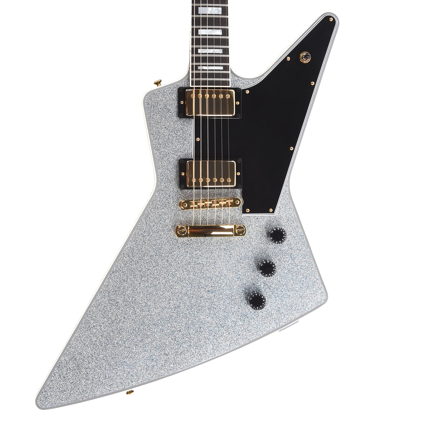 Gibson Custom Shop Explorer Custom "CME Spec" Blue Frost Sparkle/Black Back VOS Electric Guitars / Solid Body