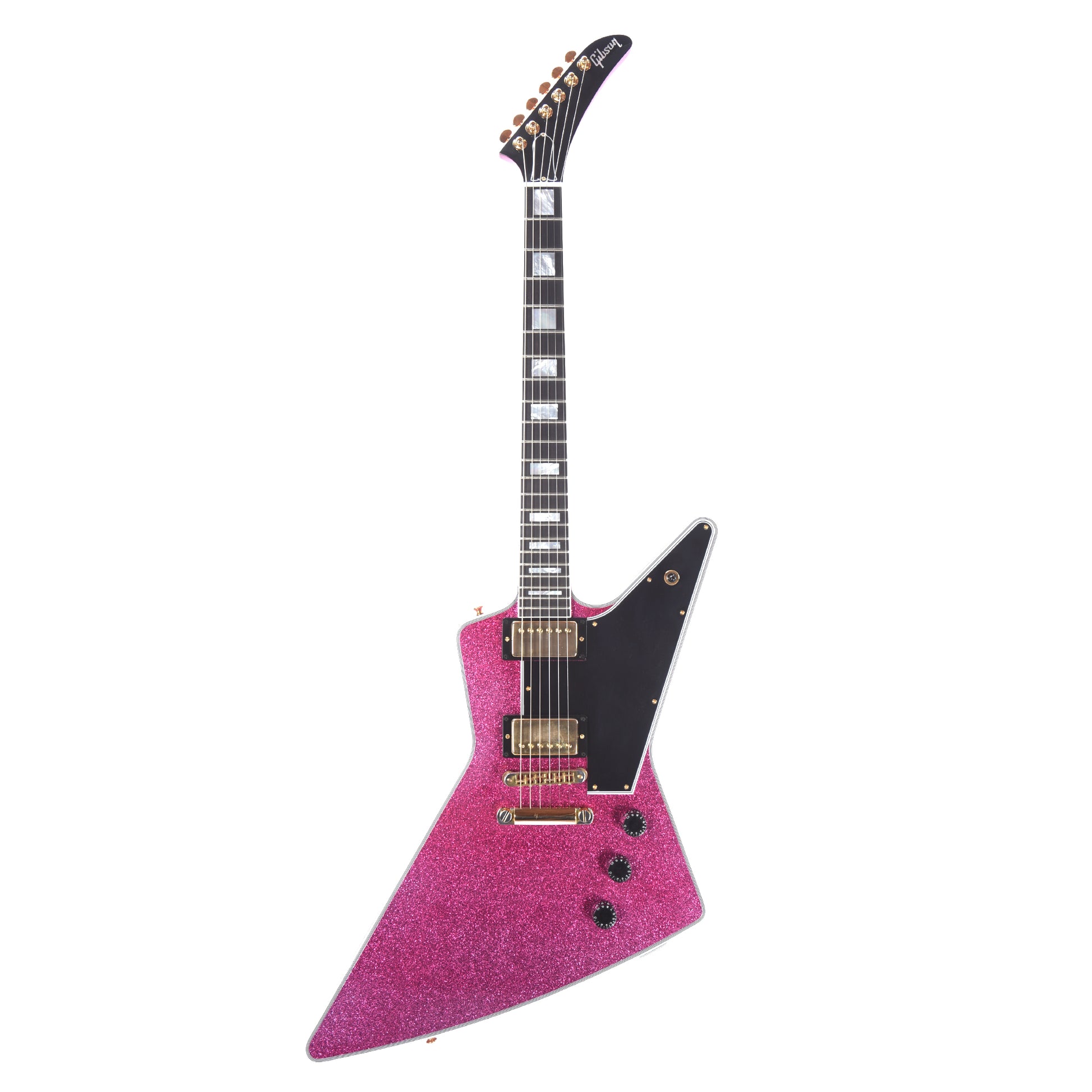 Gibson Custom Shop Explorer Custom "CME Spec" Pink Sparkle VOS w/Stinger Electric Guitars / Solid Body