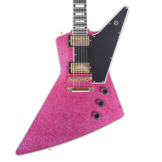 Gibson Custom Shop Explorer Custom "CME Spec" Pink Sparkle VOS w/Stinger Electric Guitars / Solid Body
