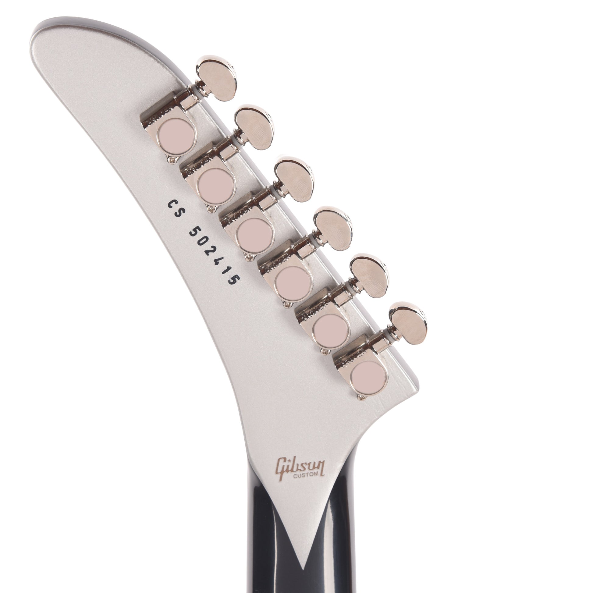 Gibson Custom Shop Explorer Custom "CME Spec" Silver Sparkle Burst/Black Back VOS w/Silver Stinger Electric Guitars / Solid Body