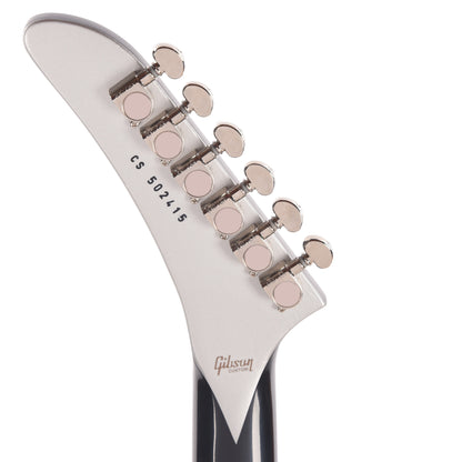 Gibson Custom Shop Explorer Custom "CME Spec" Silver Sparkle Burst/Black Back VOS w/Silver Stinger Electric Guitars / Solid Body