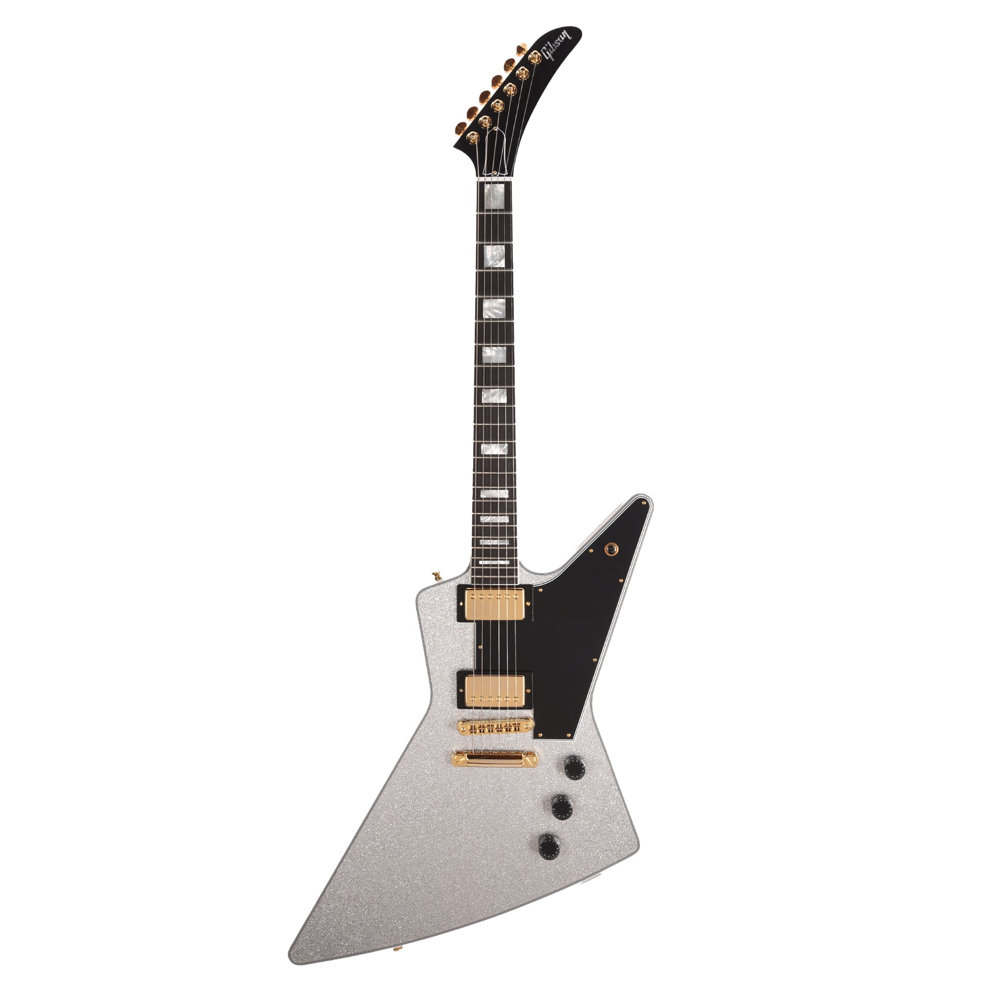 Gibson Custom Shop Explorer Custom "CME Spec" Silver Sparkle VOS Electric Guitars / Solid Body