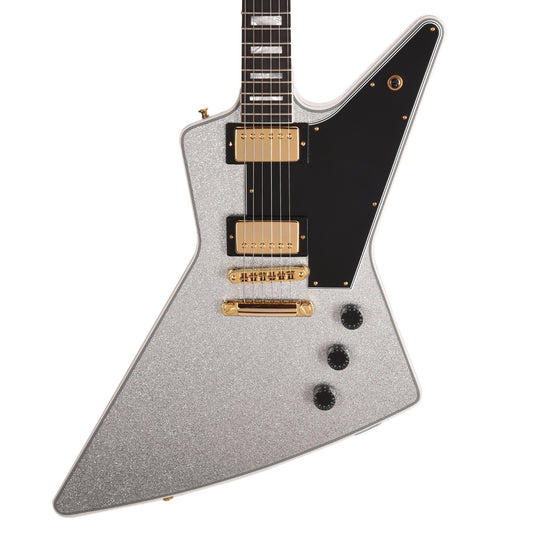 Gibson Custom Shop Explorer Custom "CME Spec" Silver Sparkle VOS Electric Guitars / Solid Body