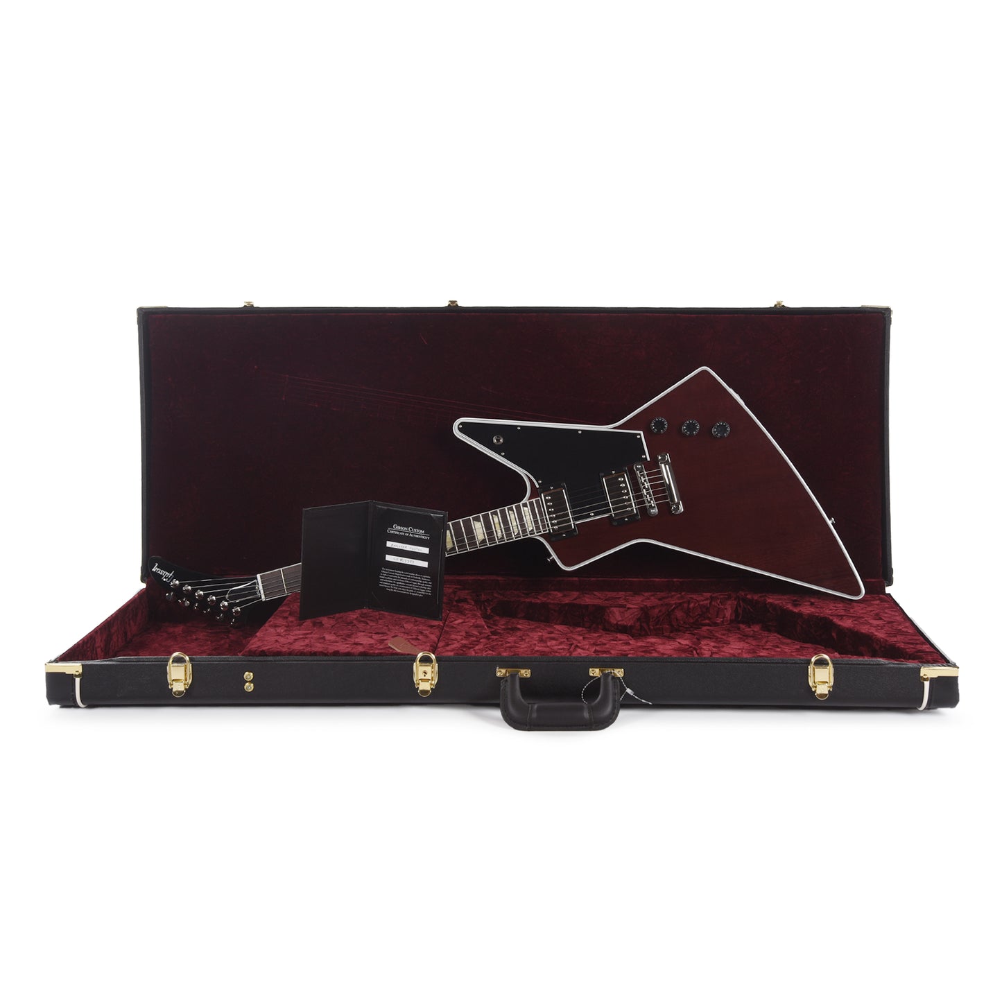Gibson Custom Shop Explorer Custom "CME Spec" Transparent Purple/Black Back Gloss Electric Guitars / Solid Body