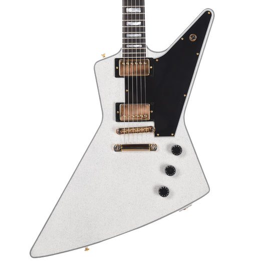 Gibson Custom Shop Explorer Custom "CME Spec" White Sparkle VOS Electric Guitars / Solid Body