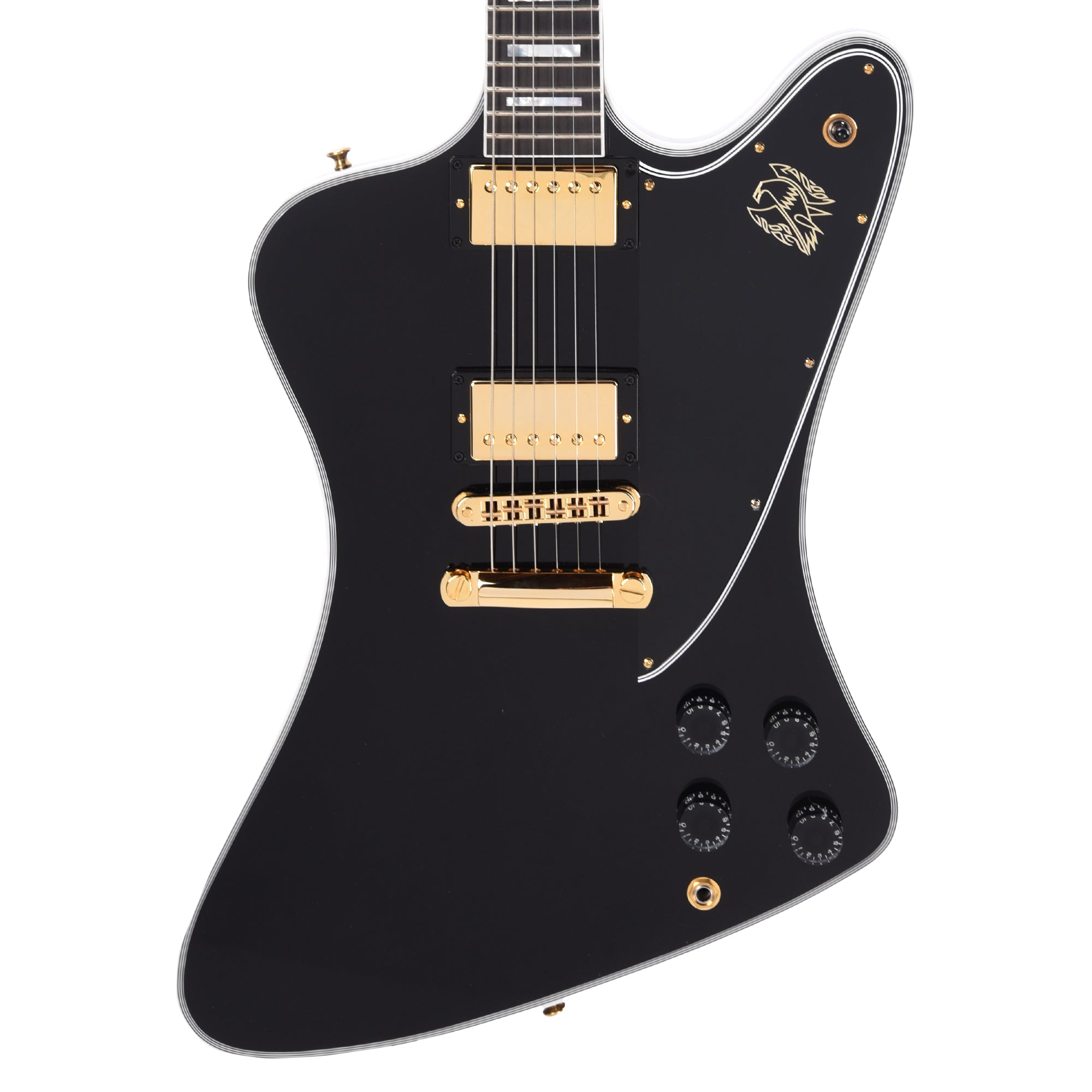 Gibson Custom Shop Firebird Custom Ebony Gloss w/Ebony Fingerboard Electric Guitars / Solid Body