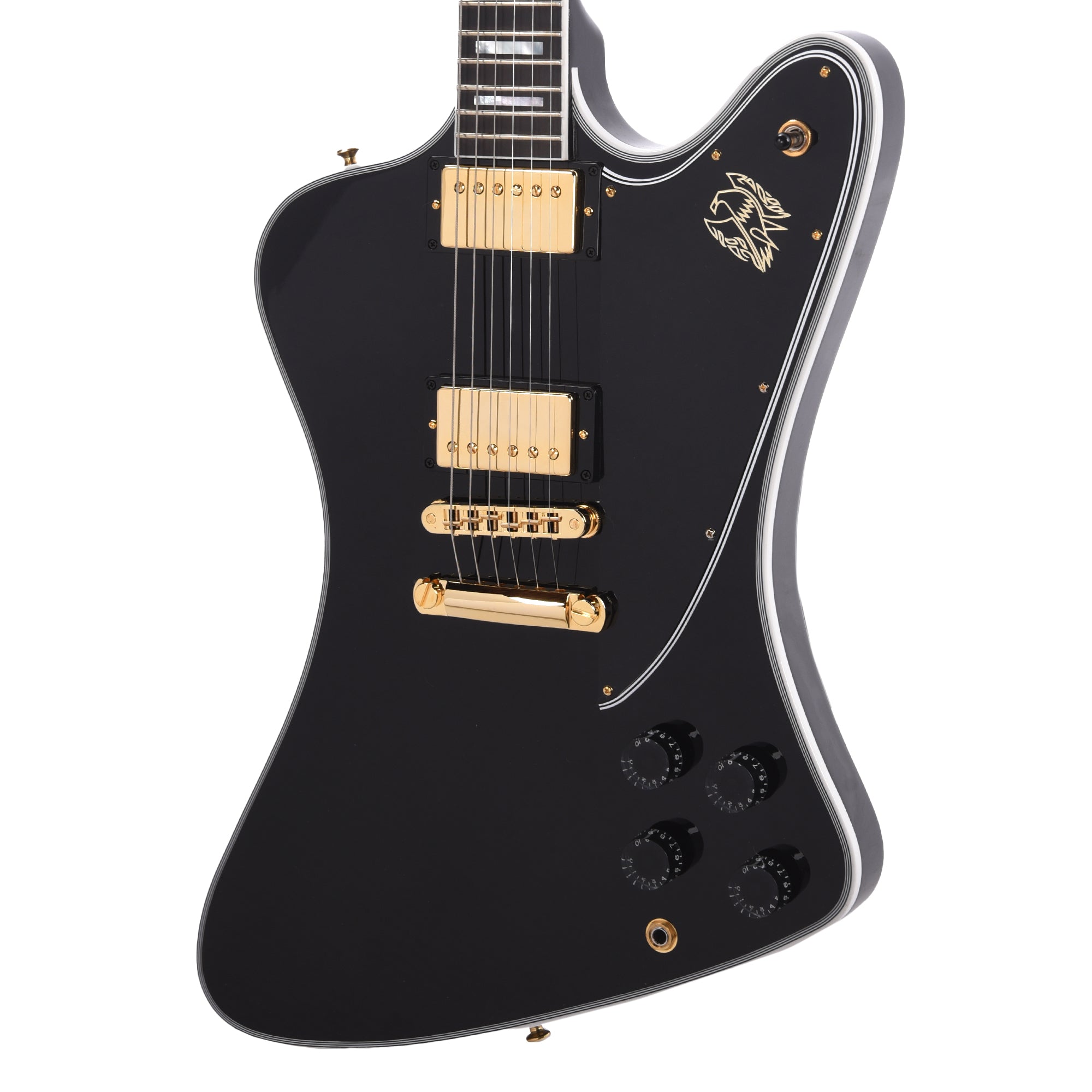 Gibson Custom Shop Firebird Custom Ebony Gloss w/Ebony Fingerboard Electric Guitars / Solid Body