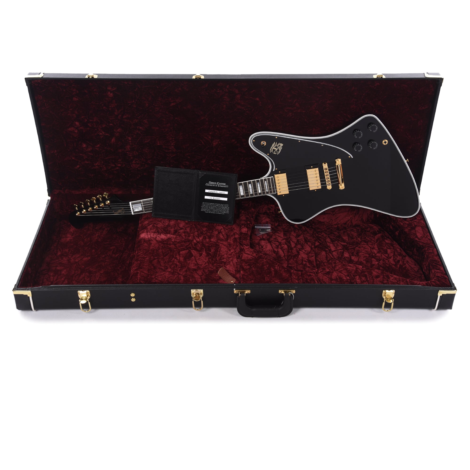 Gibson Custom Shop Firebird Custom Ebony Gloss w/Ebony Fingerboard Electric Guitars / Solid Body