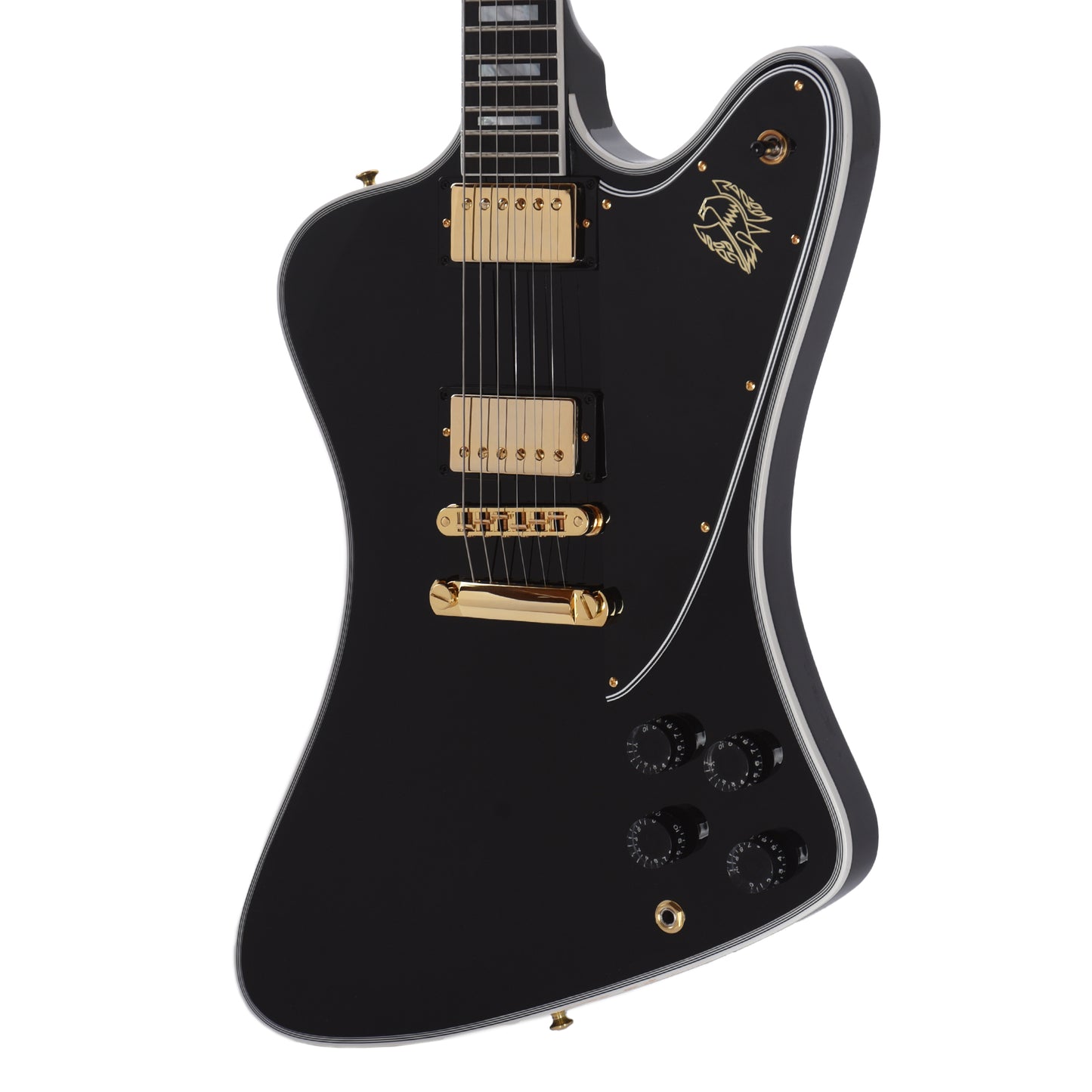 Gibson Custom Shop Firebird Custom Ebony Gloss w/Ebony Fingerboard Electric Guitars / Solid Body