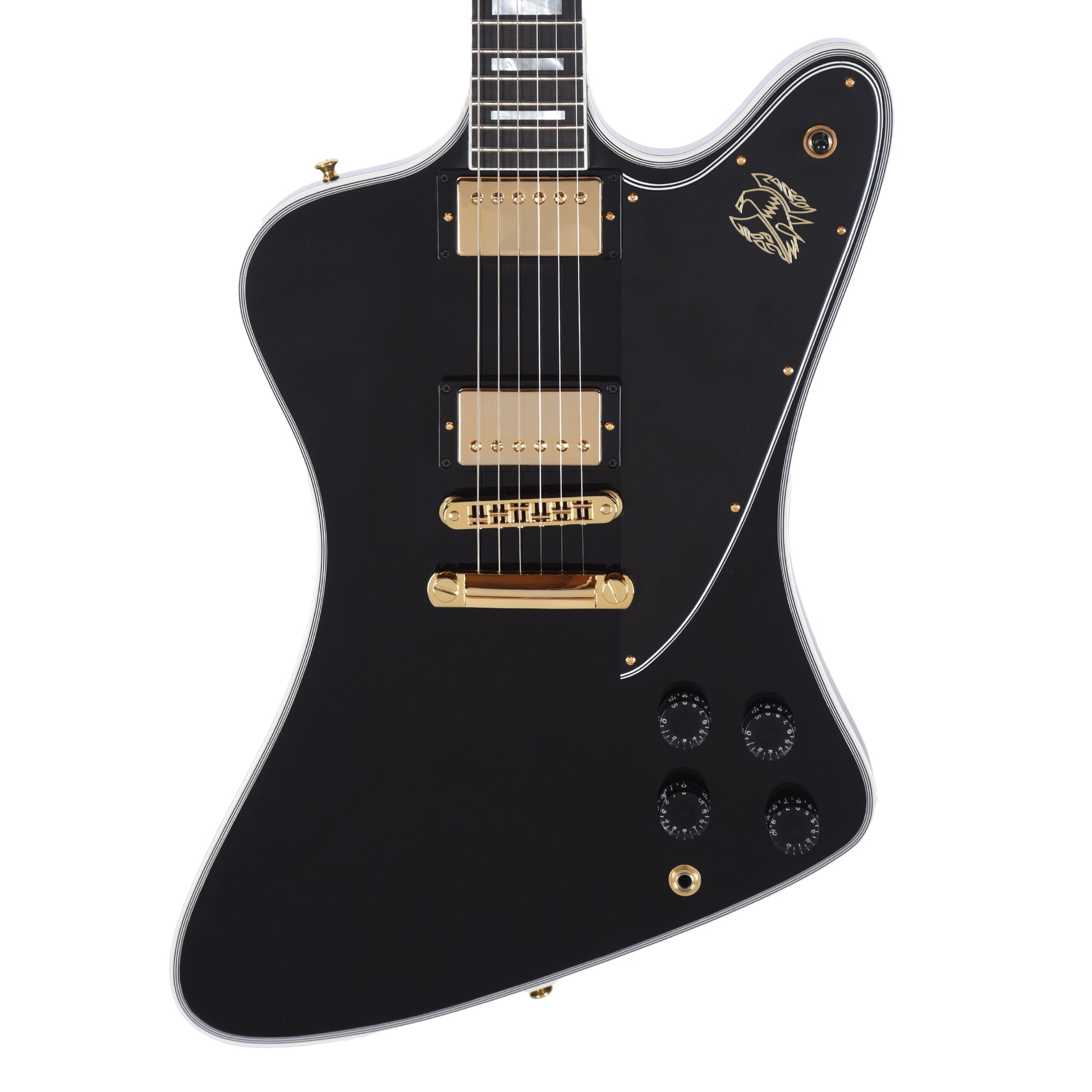 Gibson Custom Shop Firebird Custom Ebony Gloss w/Ebony Fingerboard Electric Guitars / Solid Body