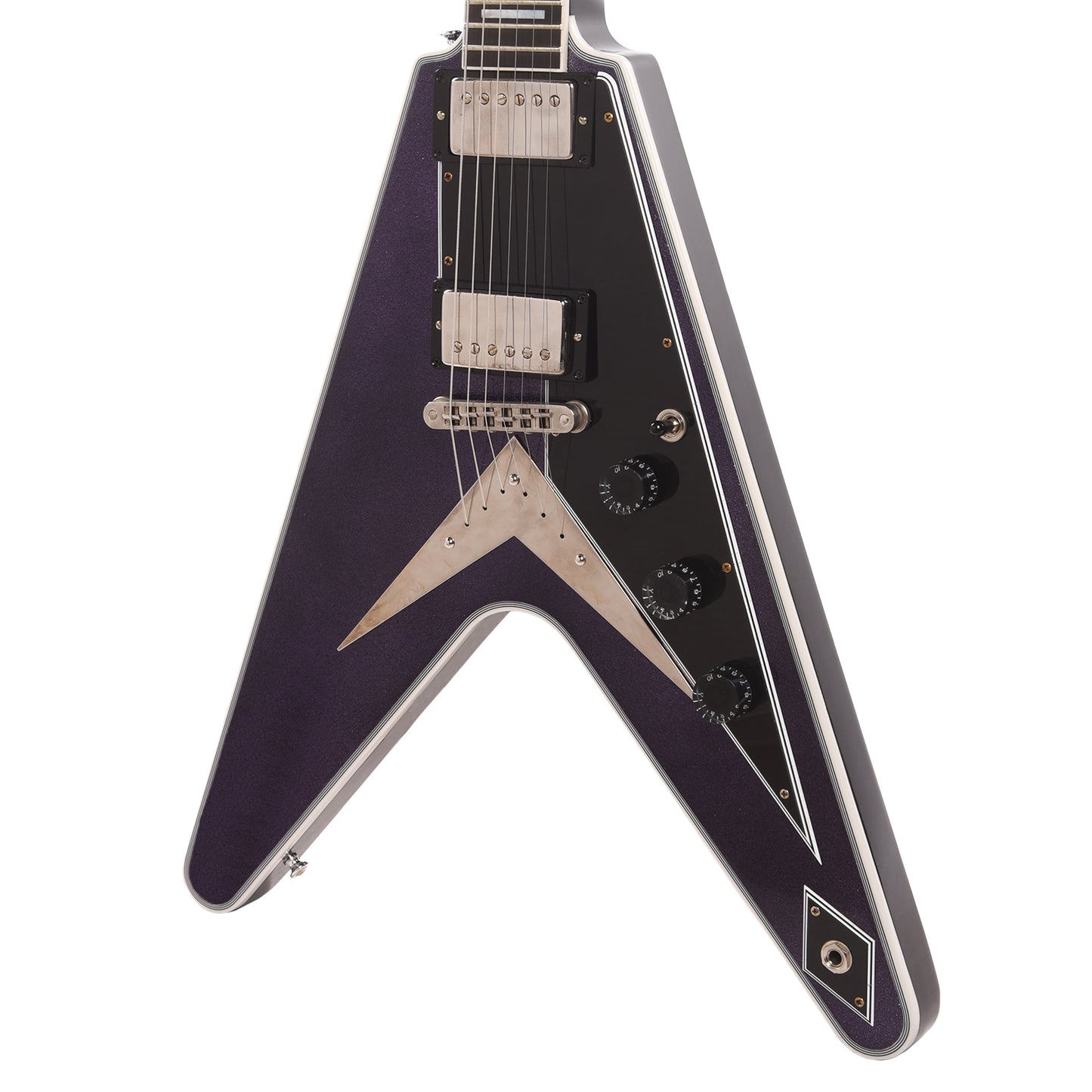Gibson Custom Shop Flying V Custom "CME Spec" Antique Purple Sparkle Ebony Back VOS Electric Guitars / Solid Body