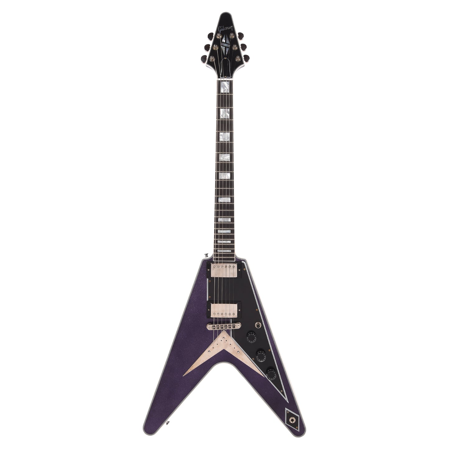 Gibson Custom Shop Flying V Custom "CME Spec" Antique Purple Sparkle Ebony Back VOS Electric Guitars / Solid Body