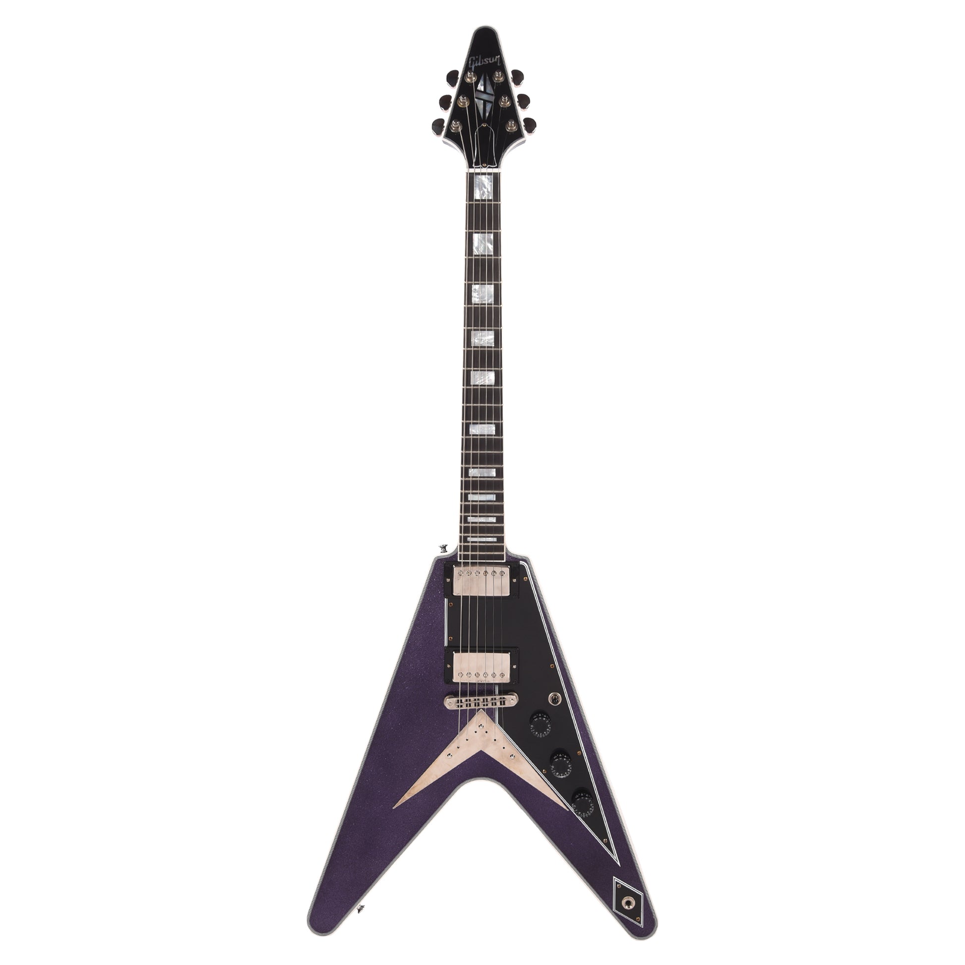 Gibson Custom Shop Flying V Custom "CME Spec" Antique Purple Sparkle Ebony Back VOS Electric Guitars / Solid Body