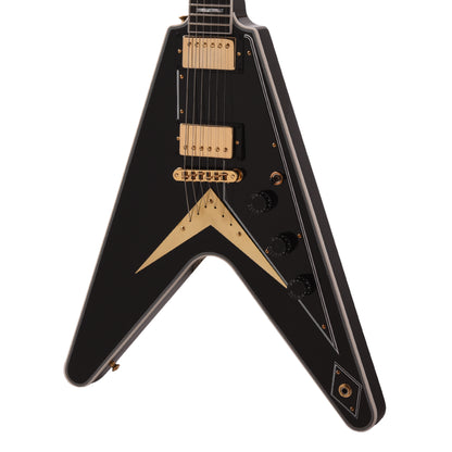 Gibson Custom Shop Flying V Custom Ebony Gloss w/Ebony Fingerboard Electric Guitars / Solid Body