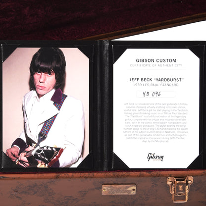 Gibson Custom Shop Jeff Beck "YardBurst" 1959 Les Paul Standard Murphy Lab Aged Electric Guitars / Solid Body