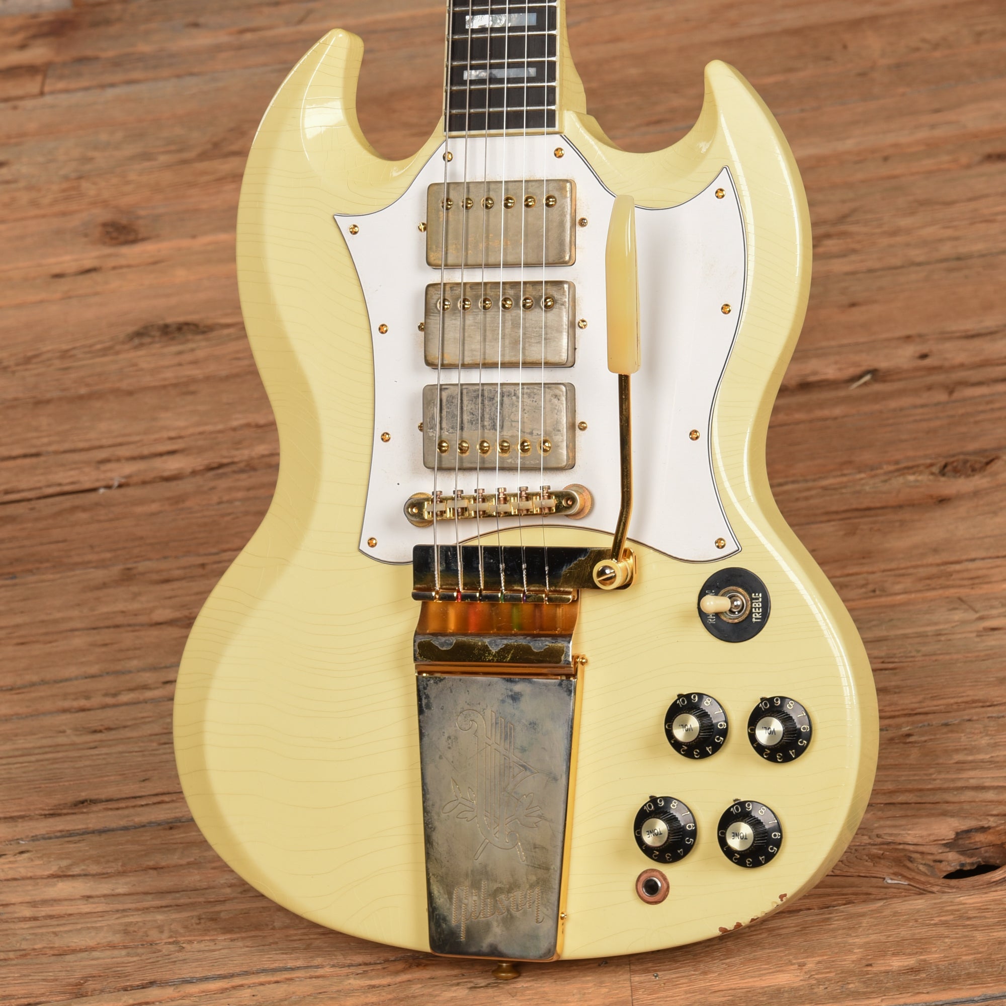 Gibson Custom Shop Jimi Hendrix Signature '67 SG Custom Reissue Polaris White 2020 Electric Guitars / Solid Body