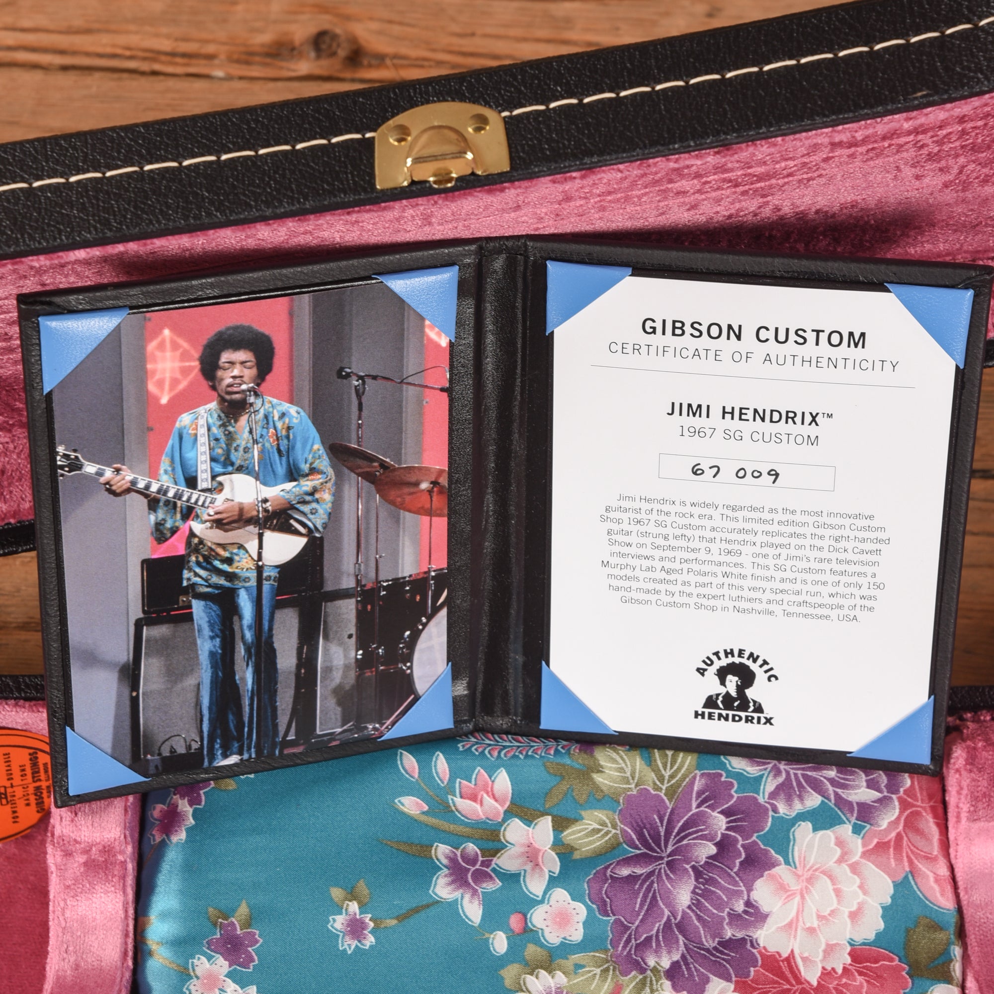Gibson Custom Shop Jimi Hendrix Signature '67 SG Custom Reissue Polaris White Electric Guitars / Solid Body